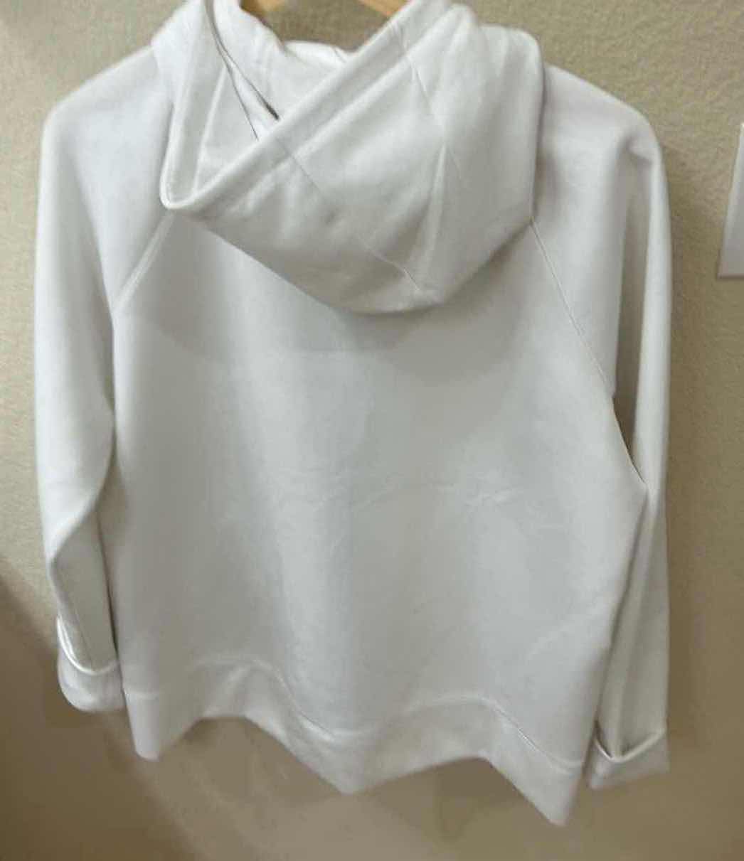 Photo 1 of DSG WHITE FULL ZIP HOODIE (SIZE M)