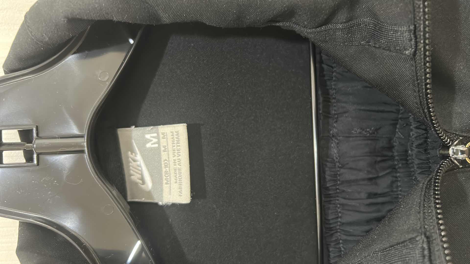 Photo 1 of NIKE DRI FIT BLACK WHITE SPRING TRACK SET (SIZE M)