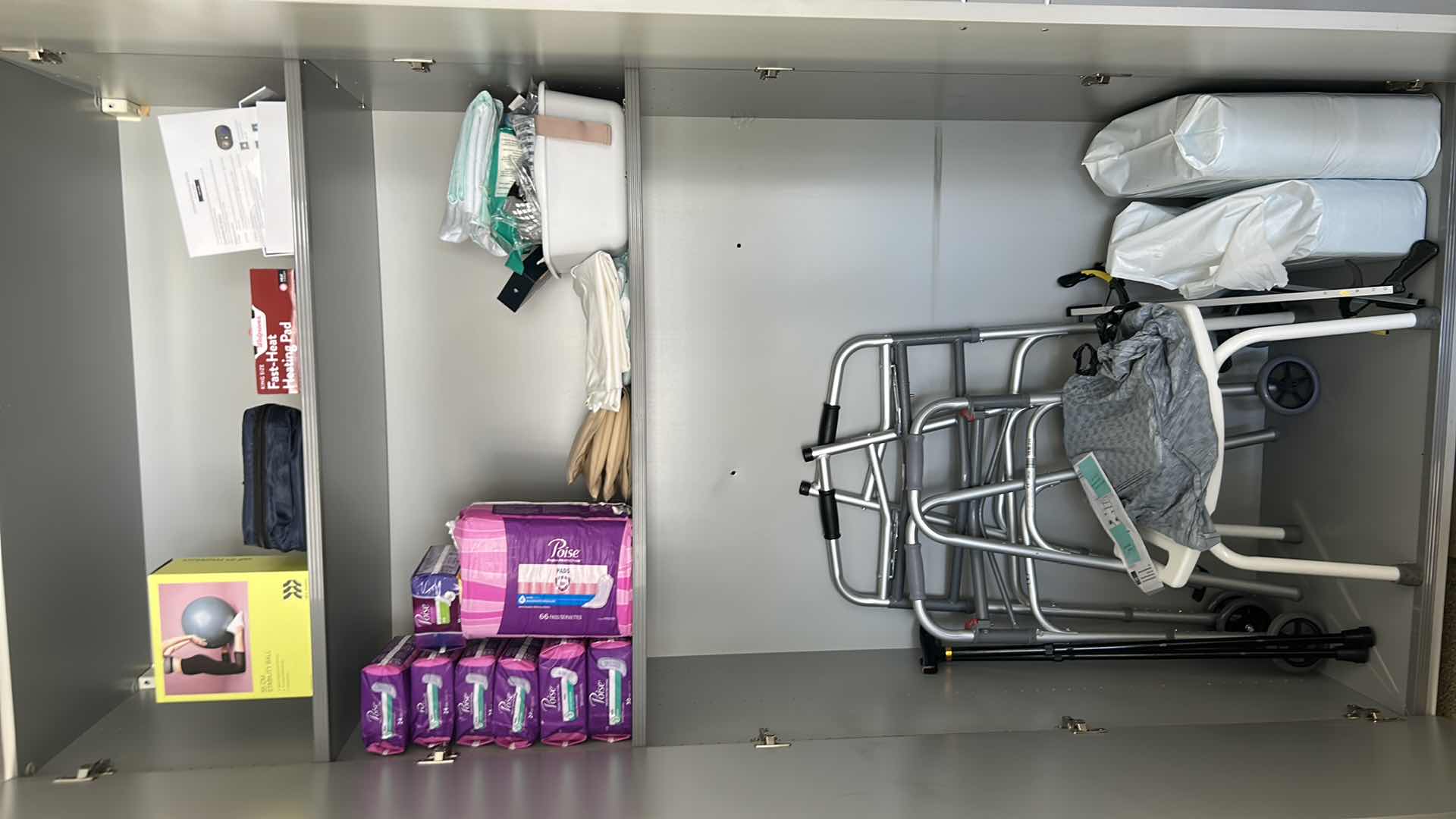 Photo 1 of CONTENTS OF GARAGE CABINET MEDICAL SUPPLIES