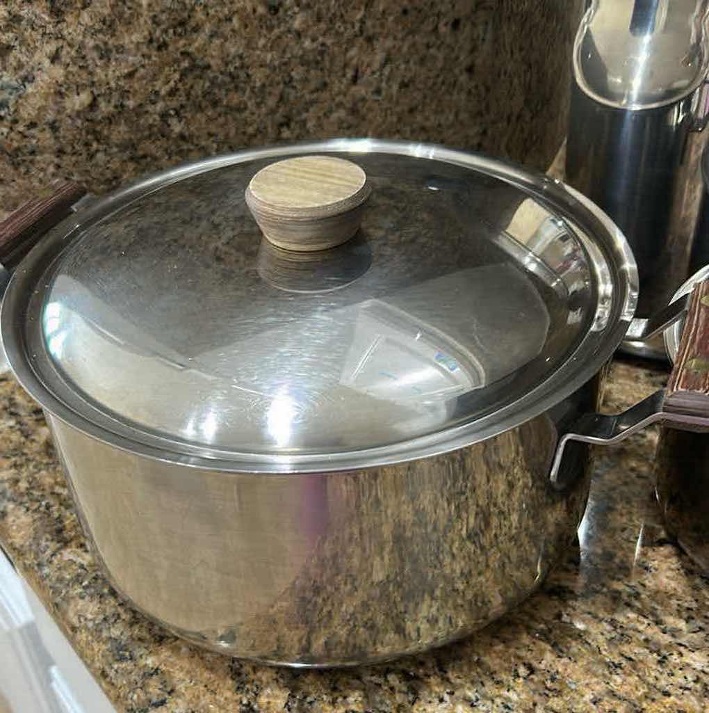 Photo 1 of 3-COVERED STOCK & SAUCE POTS