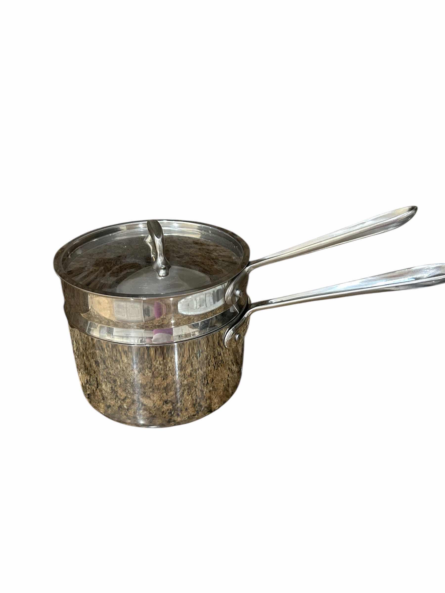 Photo 1 of ALL CLAD STEAMER SAUCE PAN