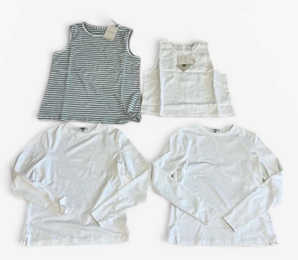 Photo 1 of 2 NEW WITH TAGS GARNET HILL SLEEVELESS TOPS & 2 LARUE LIGNEN LONG SLEEVE SIZE M/8