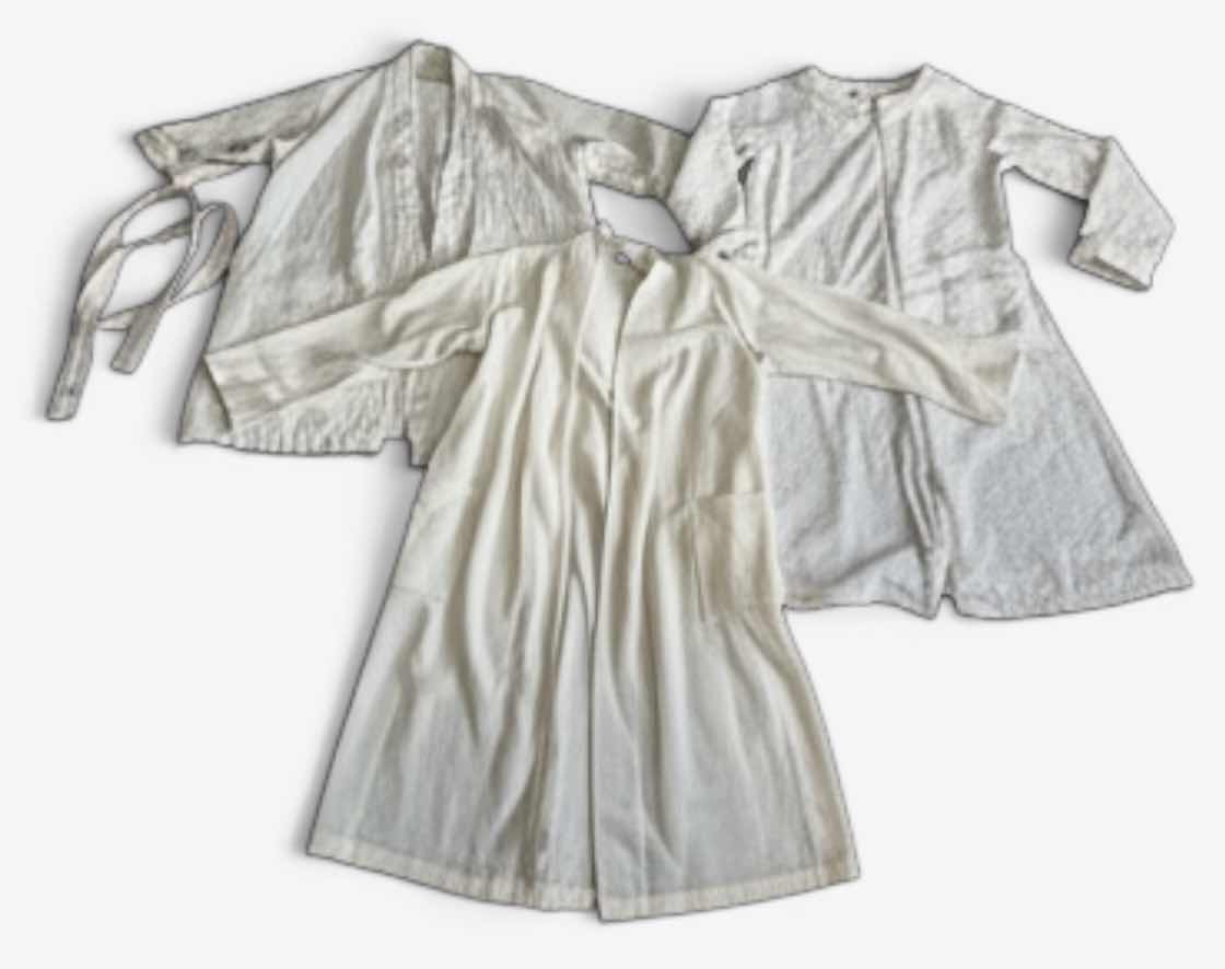 Photo 1 of 3 WHITE ROBES - EILEEN WEST, NATORI AND SPA ESSENTIALS SIZE S/M