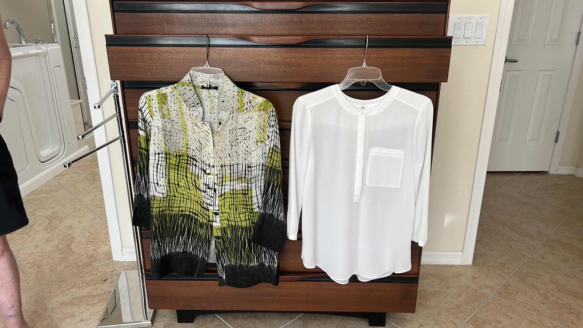 Photo 1 of 2 LONG SLEEVE BUTTON FRONT BLOUSES