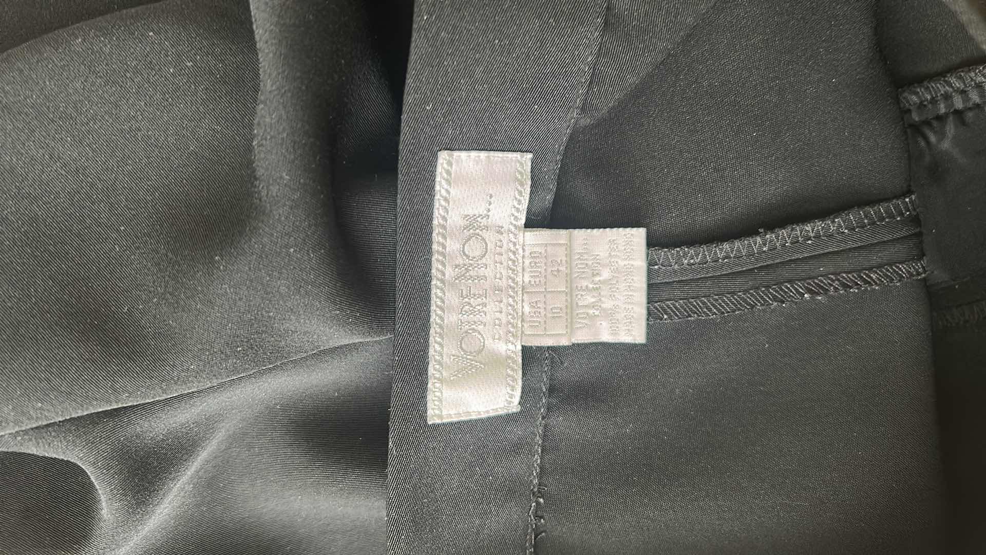 Photo 1 of 2 BLACK VOTRENOM WIDE LEG TROUSERS SIZE 10