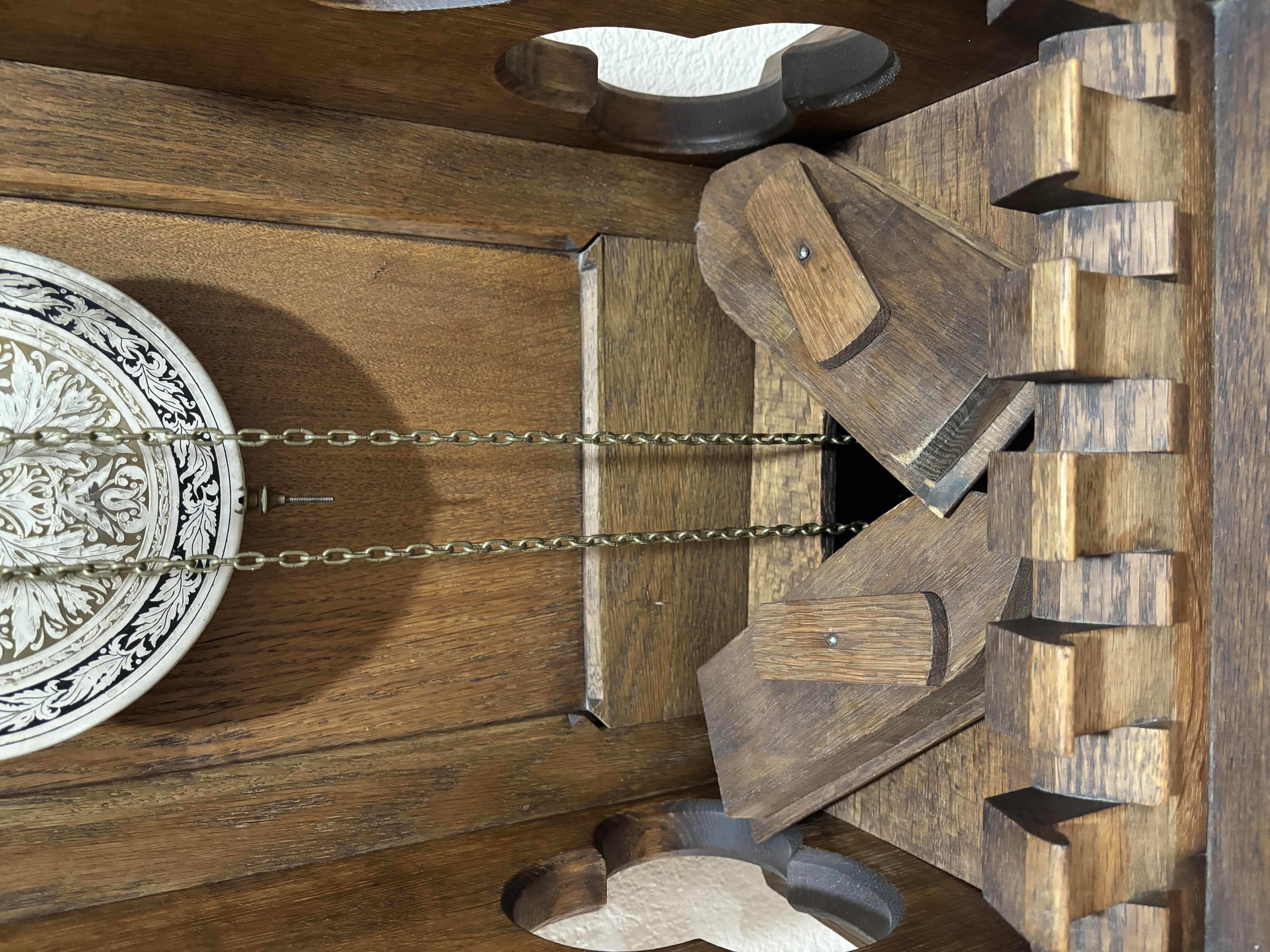 Photo 1 of GERMAN GRUNDERZEIT GRANDFATHER WELL CLOCK FROM THE LATE 19TH/EARLY 20TH CENTURY 18.5” X 13.5” X H86.5” $4500