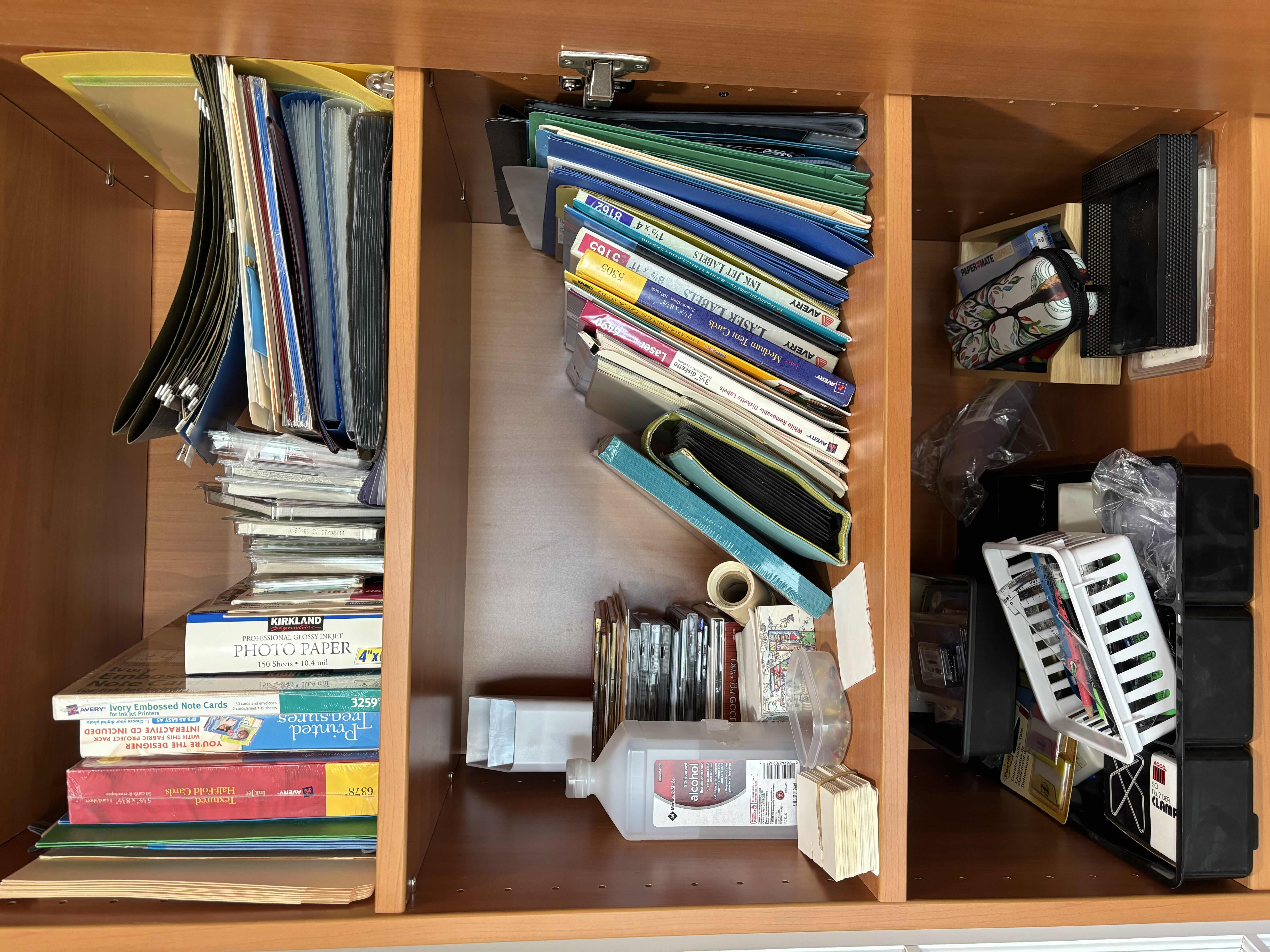 Photo 1 of CONTENTS OF OFFICE CABINET