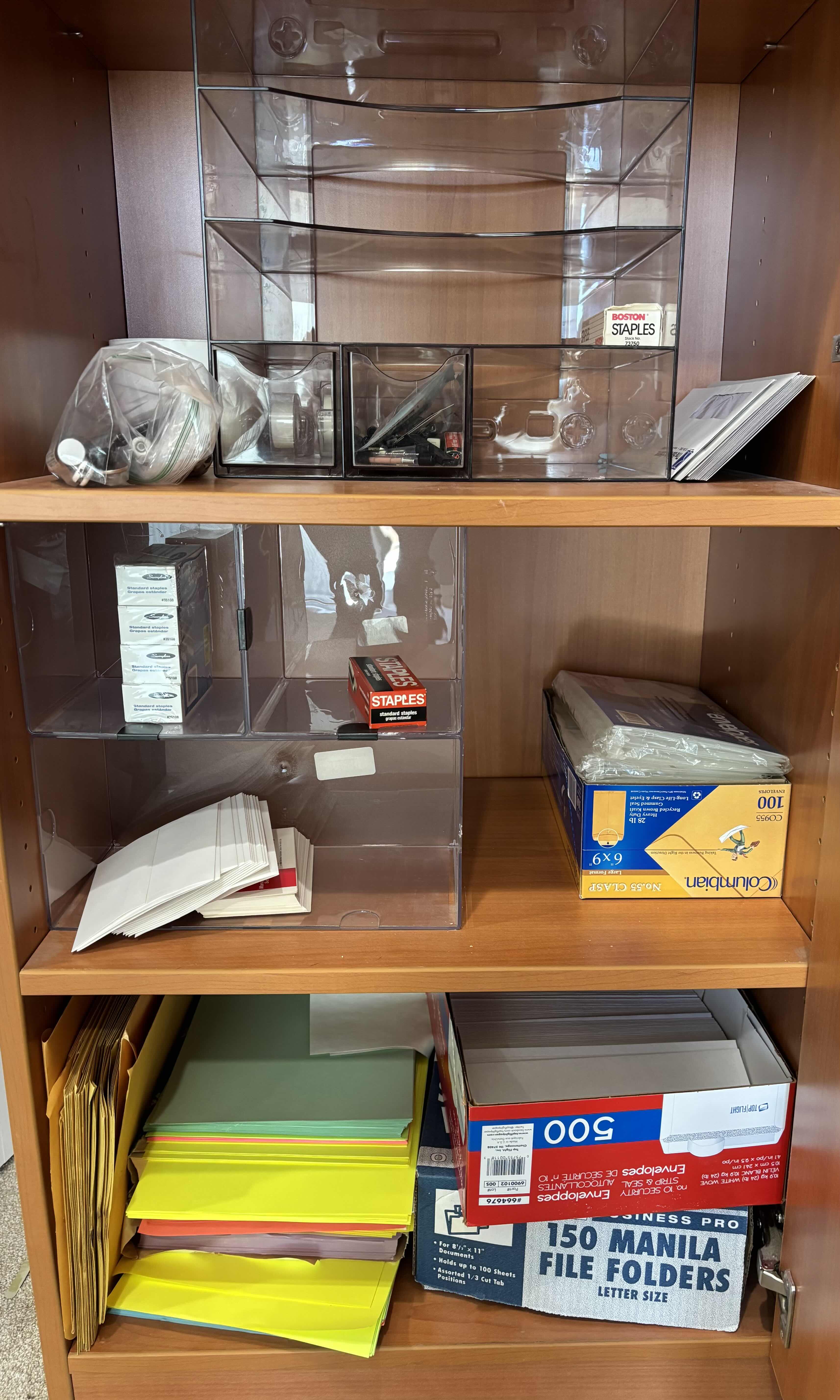 Photo 1 of CONTENTS OF OFFICE CABINET