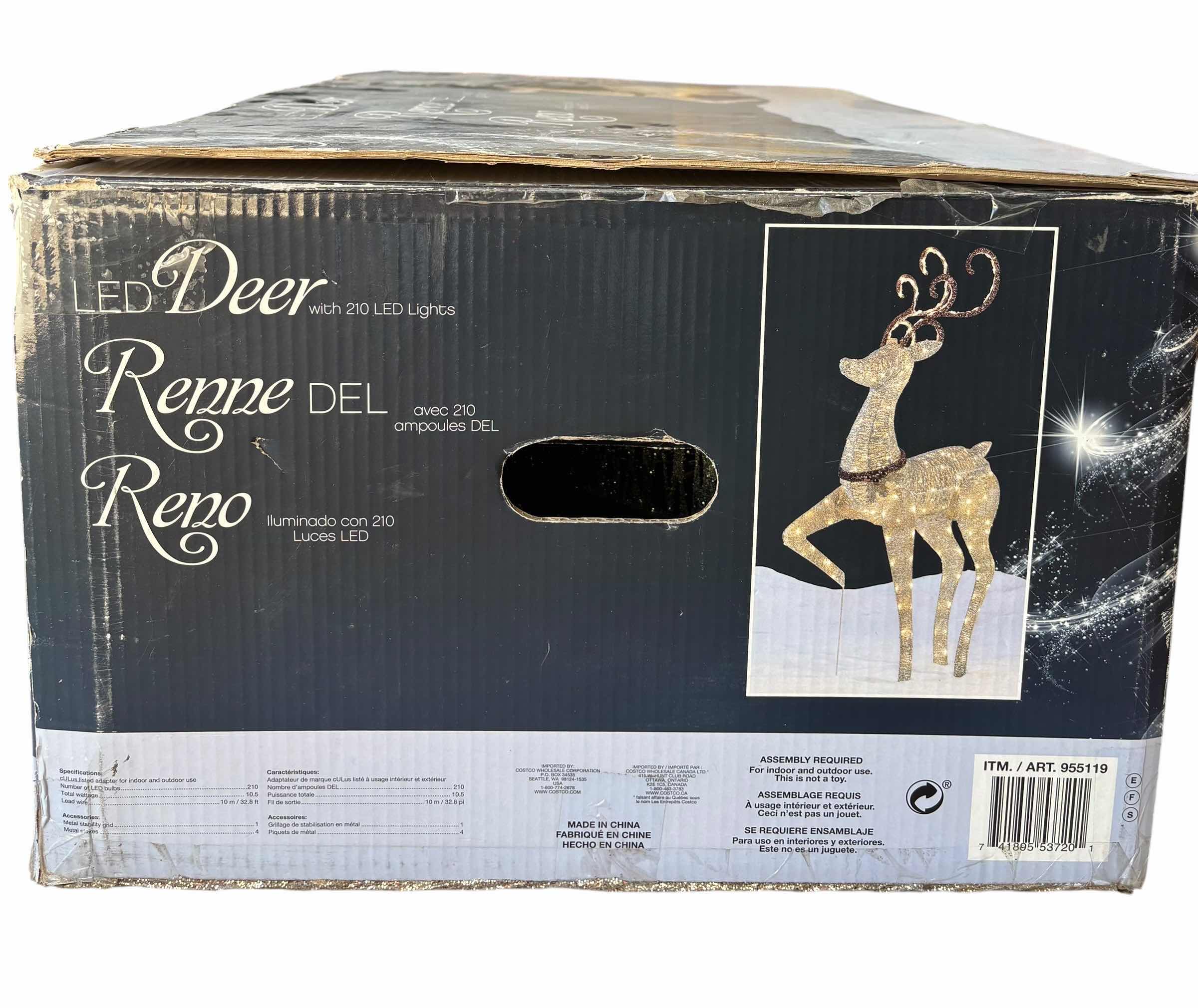 Photo 1 of LED REINDEER IN ORIGINAL BOX $140