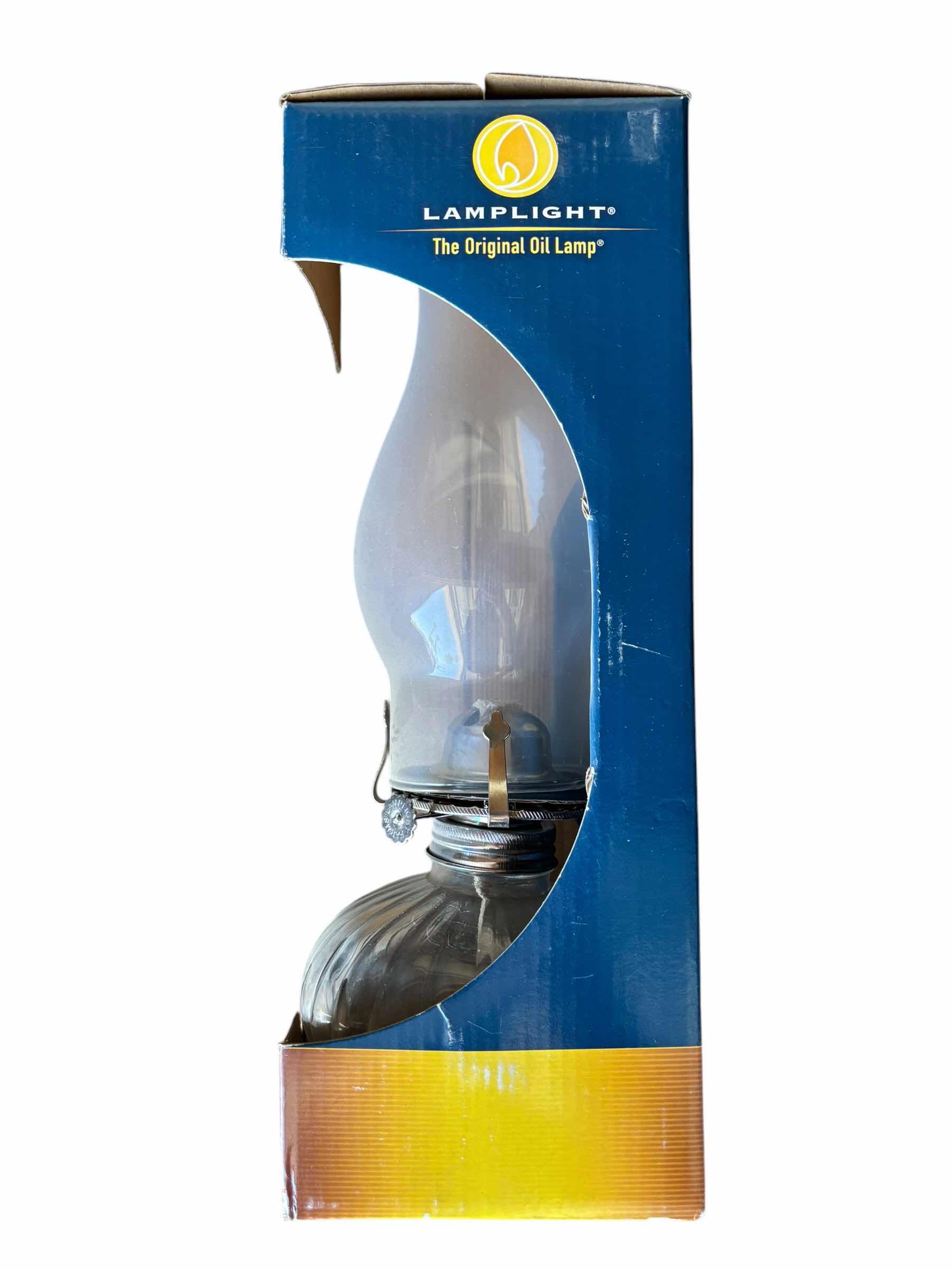 Photo 1 of NIB PAIR OF LAMPLIGHT CHAMBER OIL LAMPS $45