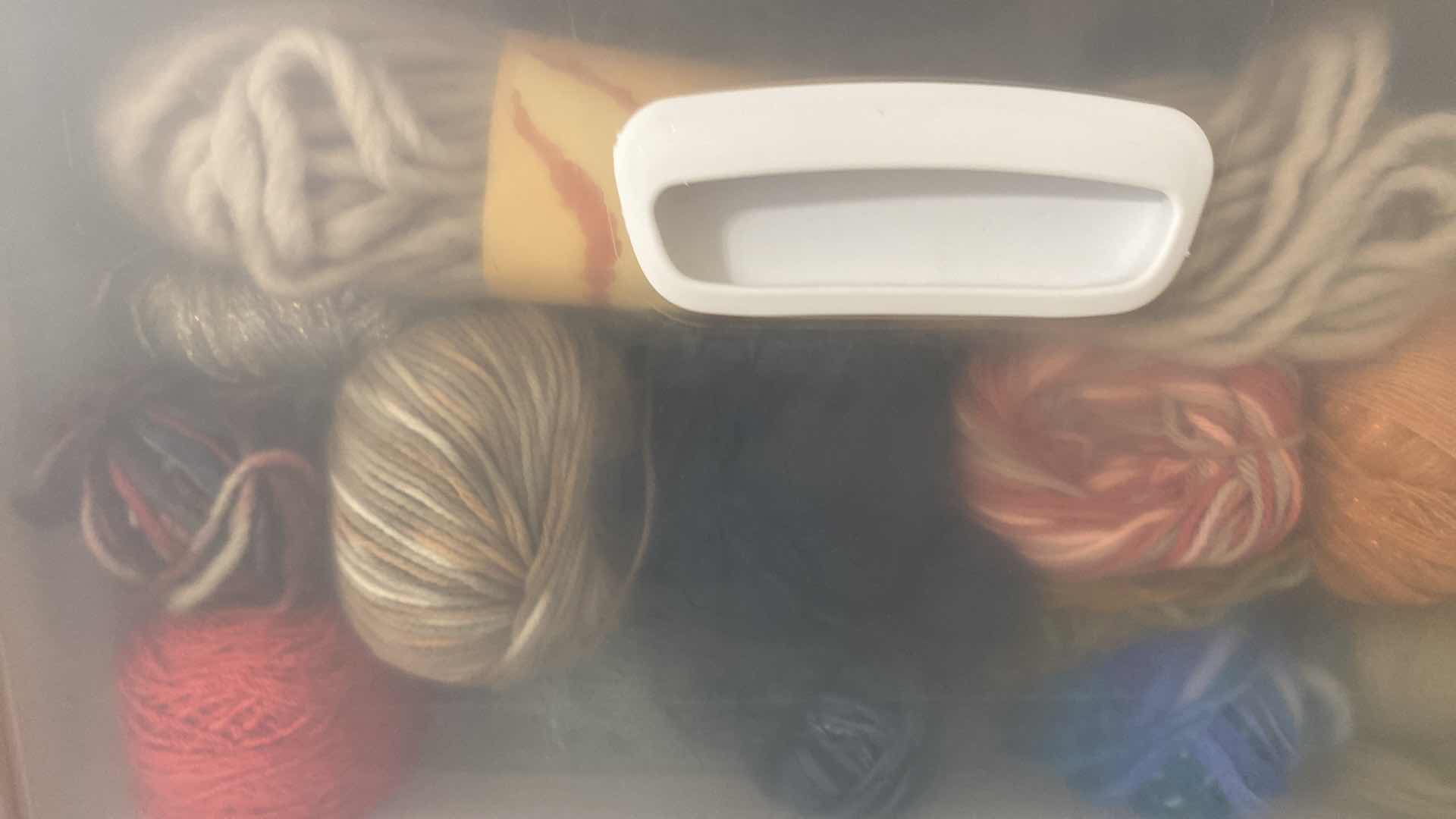 Photo 1 of SEVEN DRAWER STORAGE WITH FABRIC & YARN FOR CRAFTING