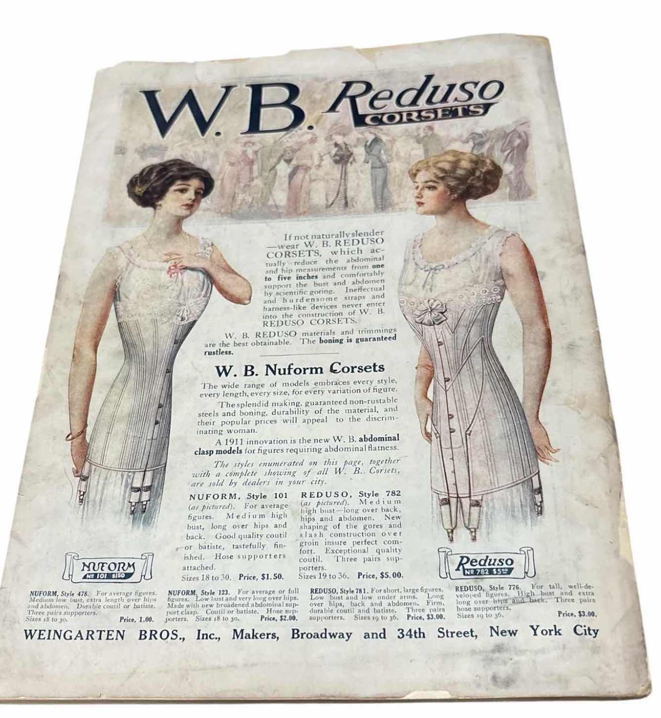 Photo 1 of ORIGINAL VINTAGE MCCALL’S MAGAZINE DATED APRIL 1911 8.5”X11”