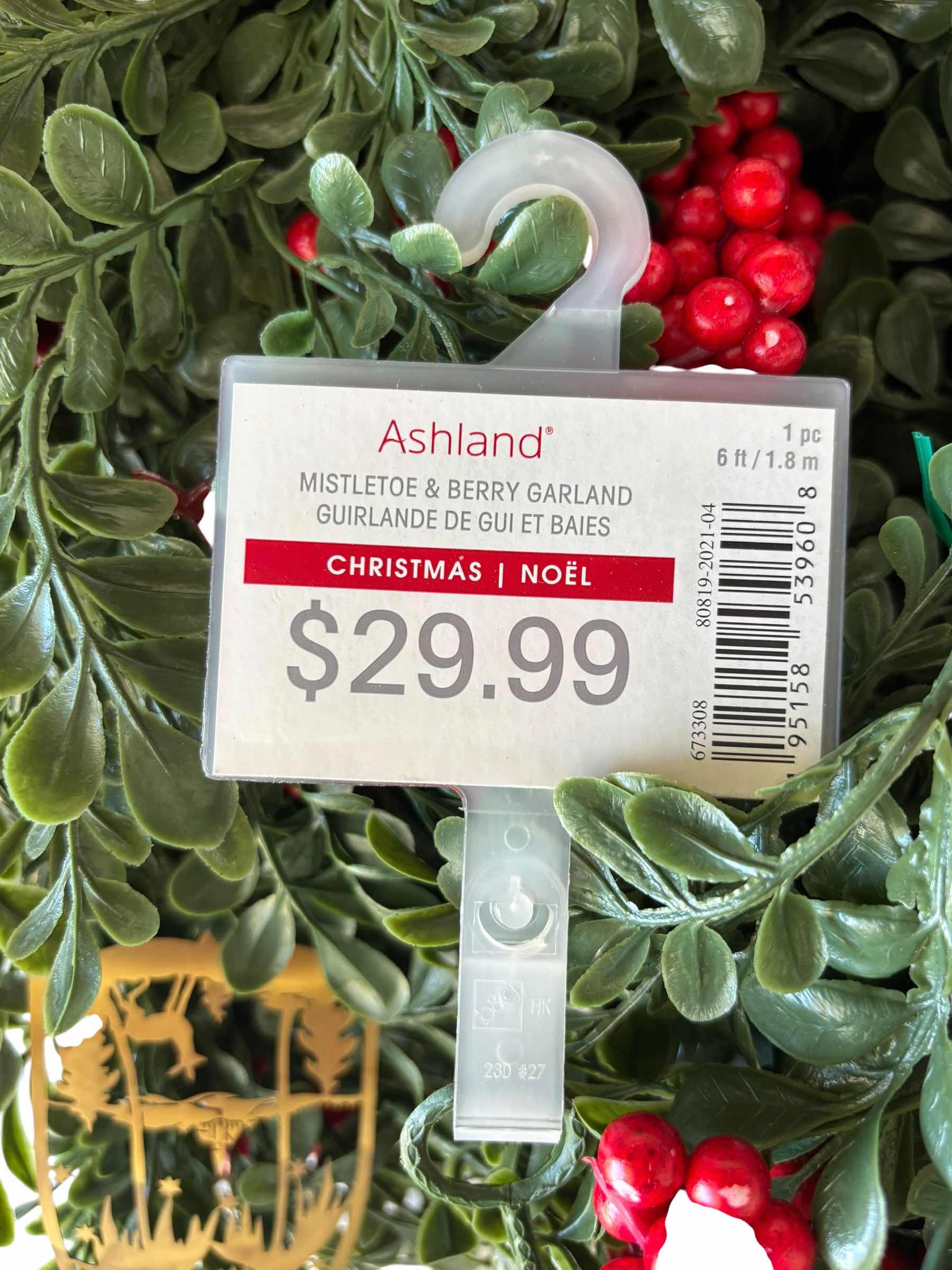 Photo 1 of CONTAINERS OF CHRISTMAS GARLAND (3)