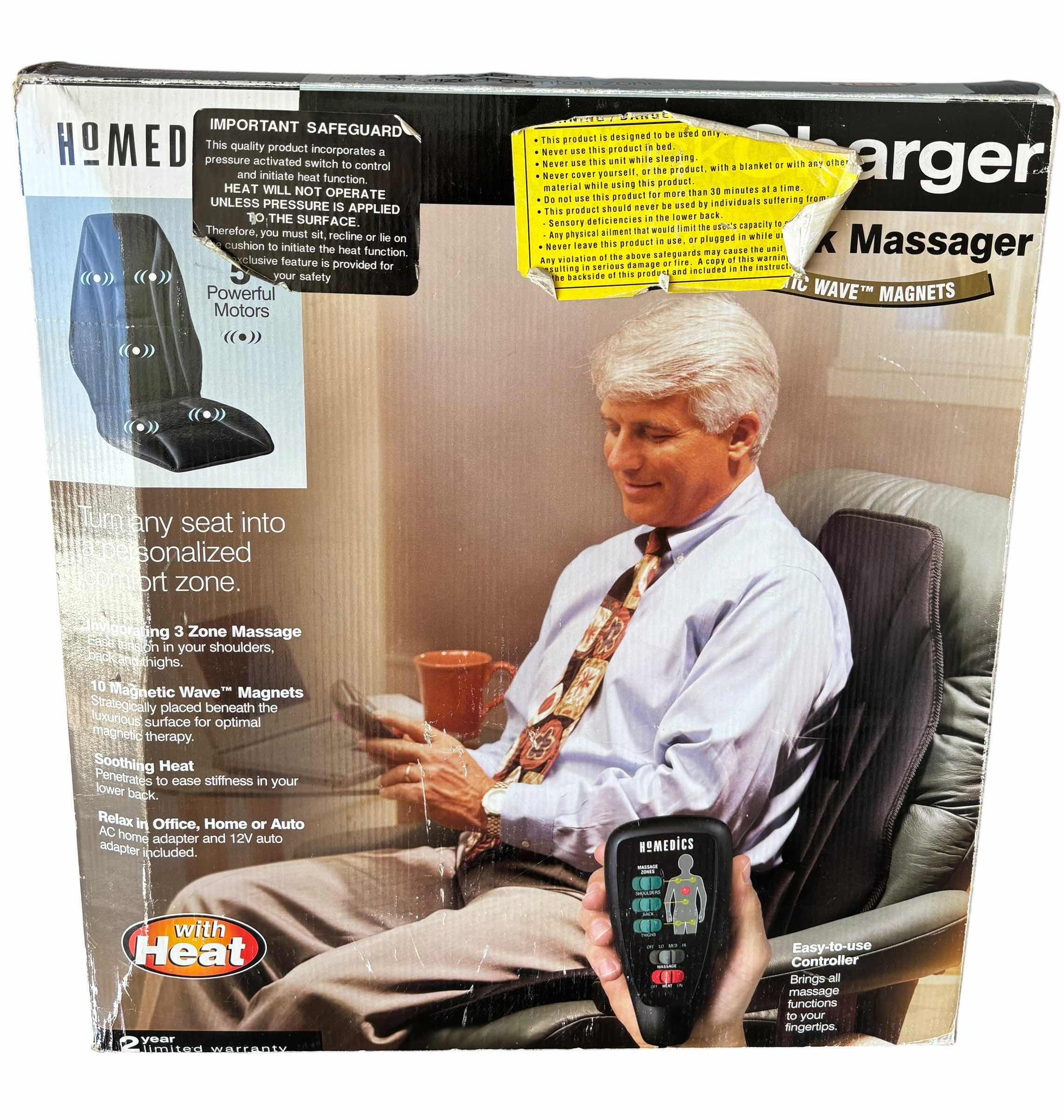 Photo 1 of NIB HOMEDICS BACK CHARGER BACK MASSAGER $45
