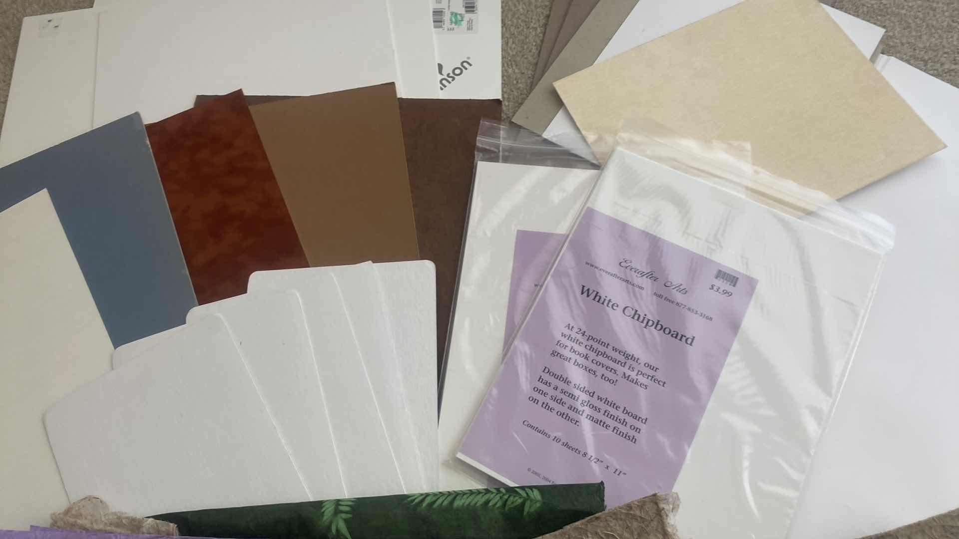 Photo 1 of DECKLED EDGE PAPER & CHIP BOARDS FOR CRAFTING