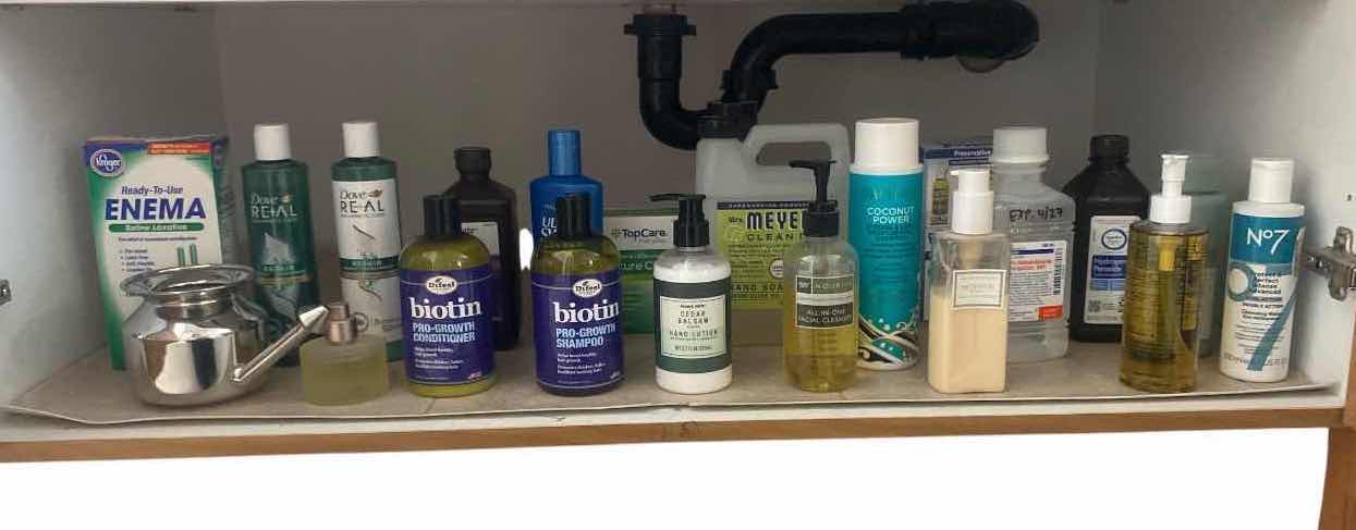 Photo 1 of CONTENTS OF CABINET PERSONAL CARE