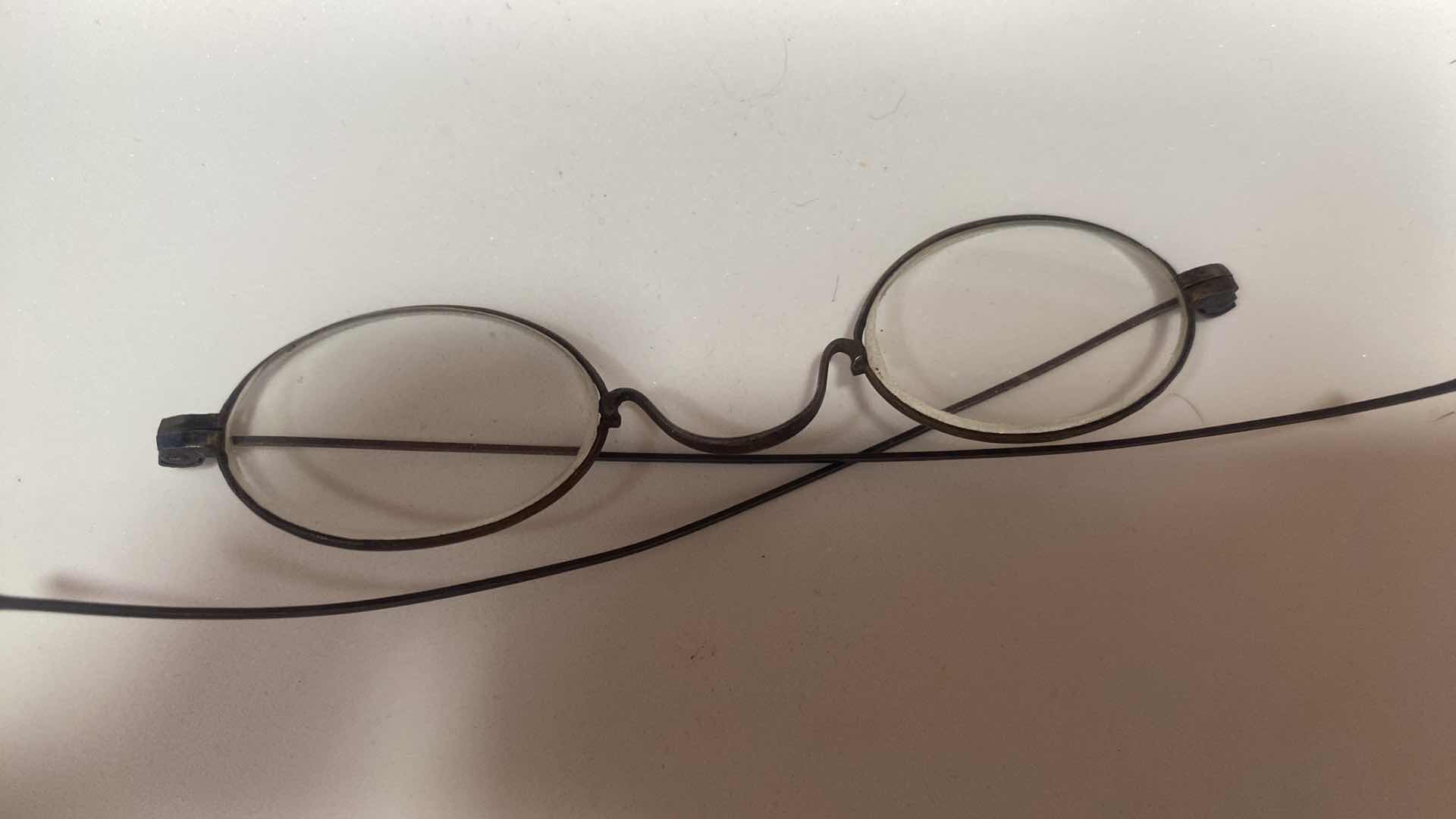 Photo 1 of VINTAGE WIRE FRAMED GLASSES (2)