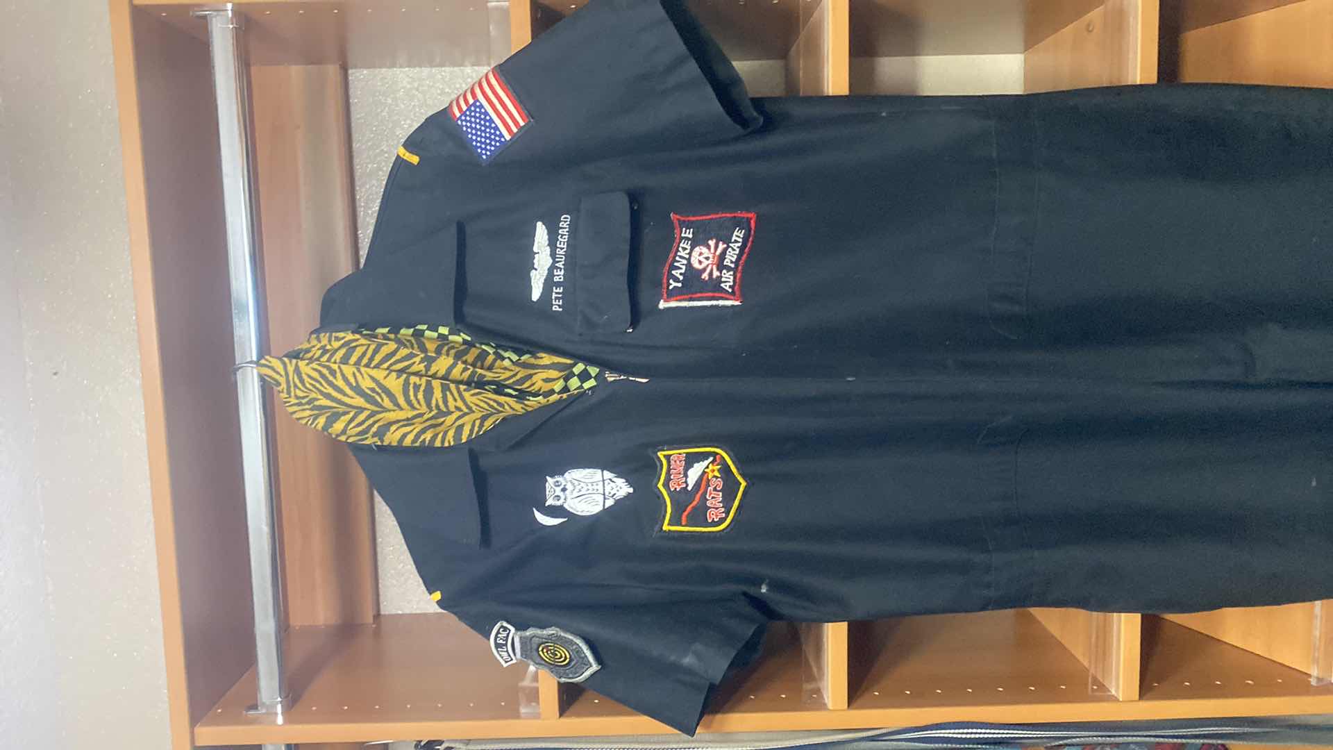 Photo 1 of VIETNAM WAR US AIR FORCE NAMED PATCHED PILOT PARTY SUIT