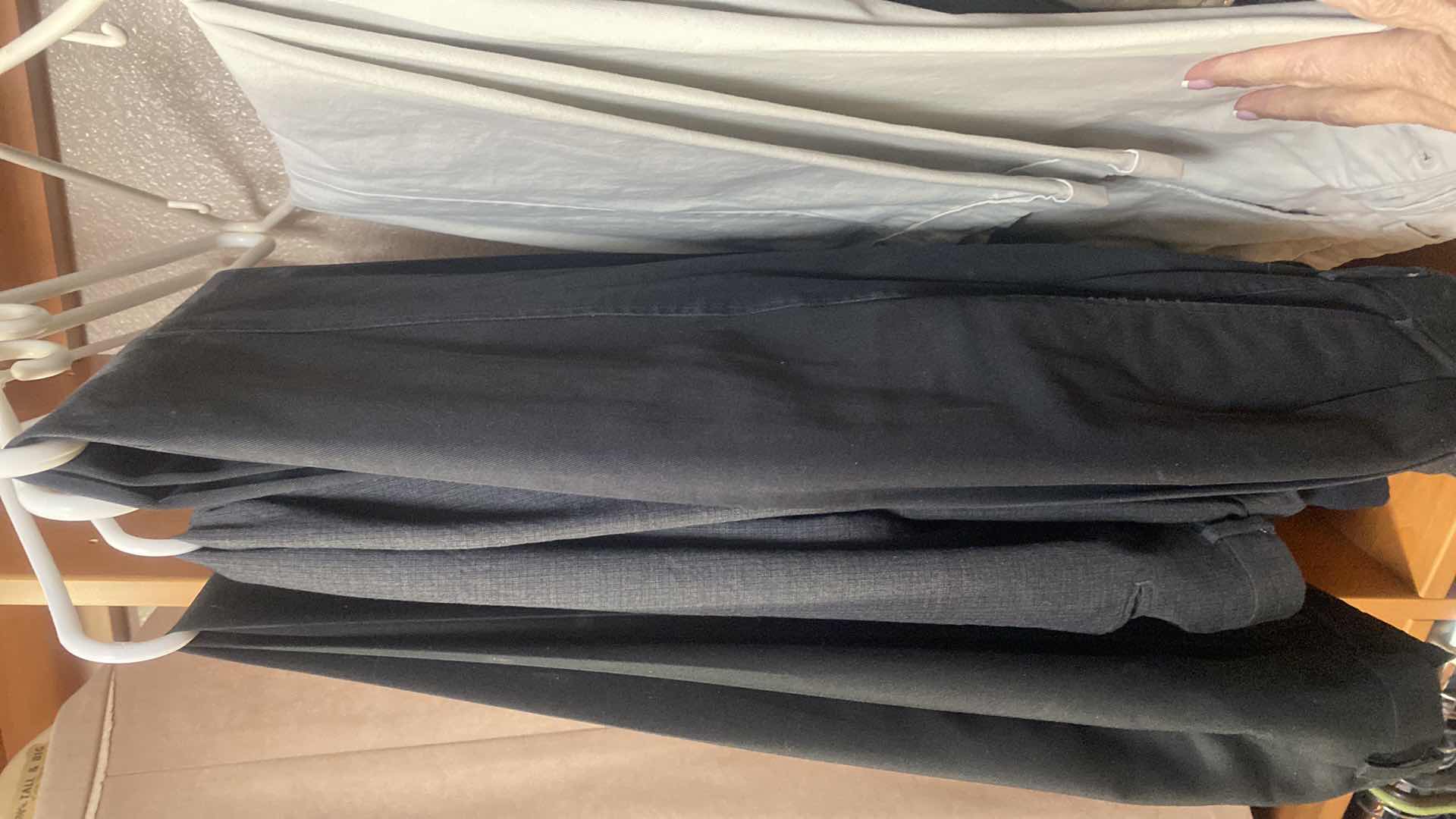 Photo 1 of MEN’S CLOTHING, PANTS AND LIGHTWEIGHT JACKETS SIZE  MEDIUM AND LARGE & 36 x 34