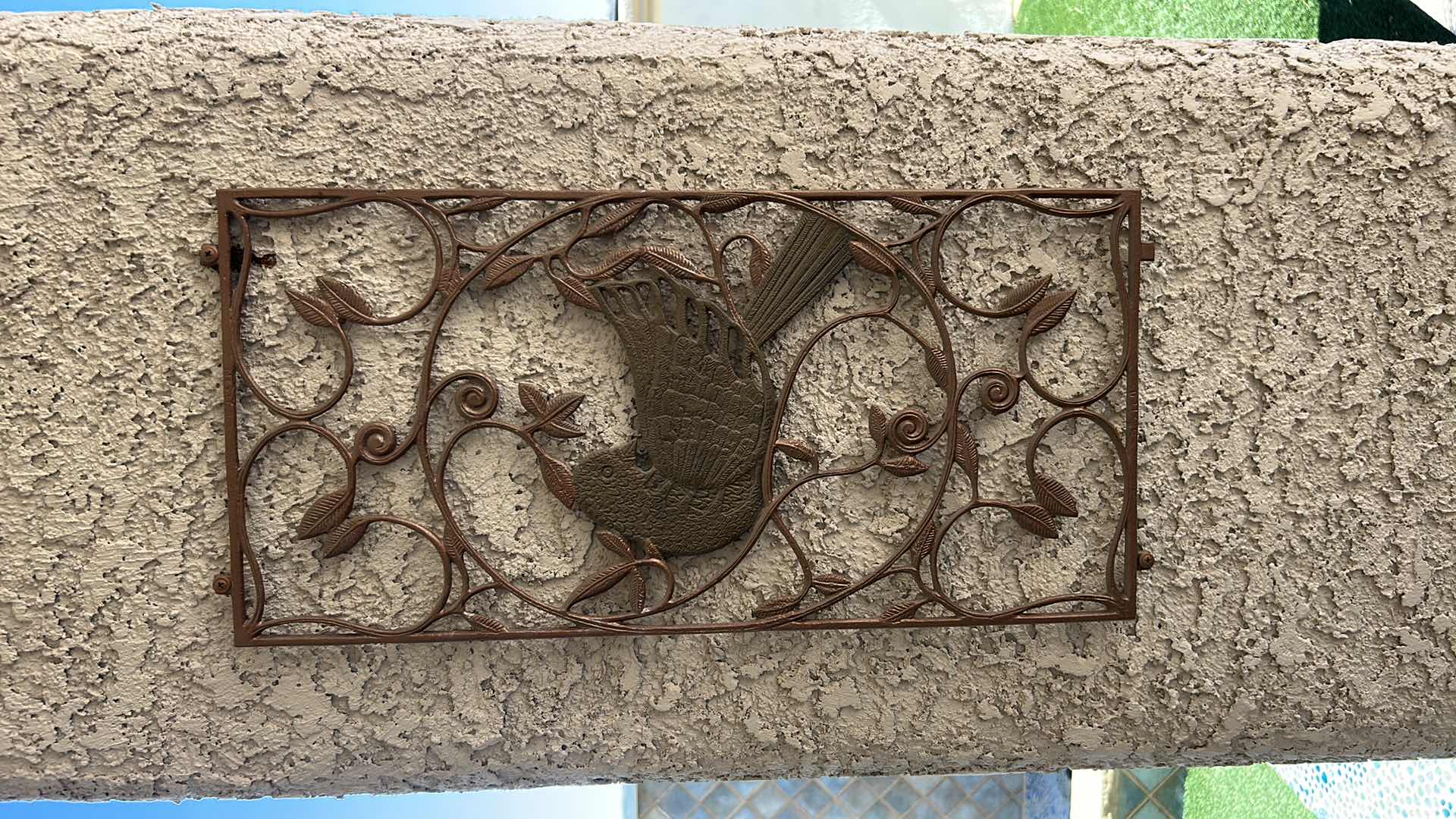 Photo 1 of 2-METAL OUTDOOR WALL DECORATION