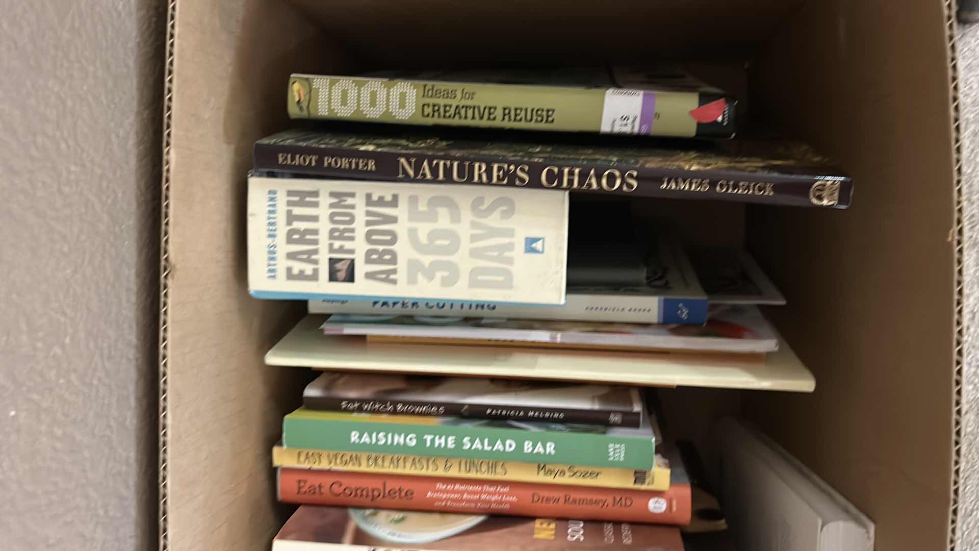 Photo 1 of CONTENTS OF BOX VARIOUS TITLES & AUTHORS COOKING