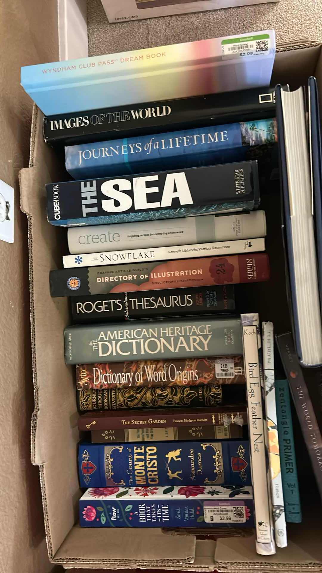 View 2 of CONTENTS OF BOX VARIOUS TITLES & AUTHORS HARD COVER