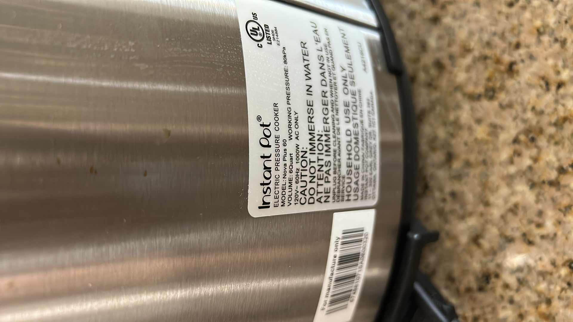Photo 1 of INSTA POT $60
