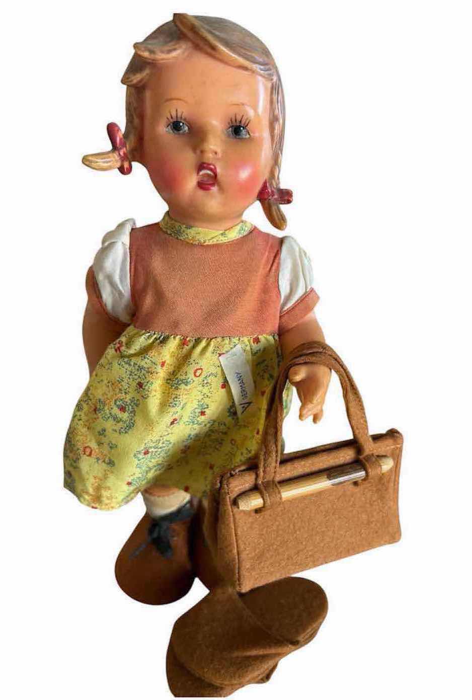 Photo 1 of VINTAGE 11" MJ HUMMEL "ROSI" DOLL BY GOEBEL $150
