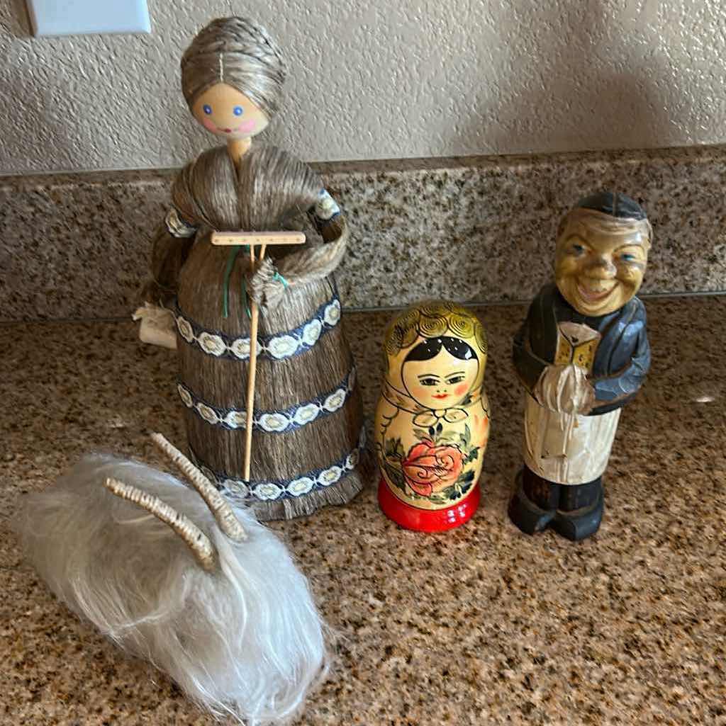 Photo 1 of HANDMADE VINTAGE EASTERN EUROPEAN FOLK ART DOLL