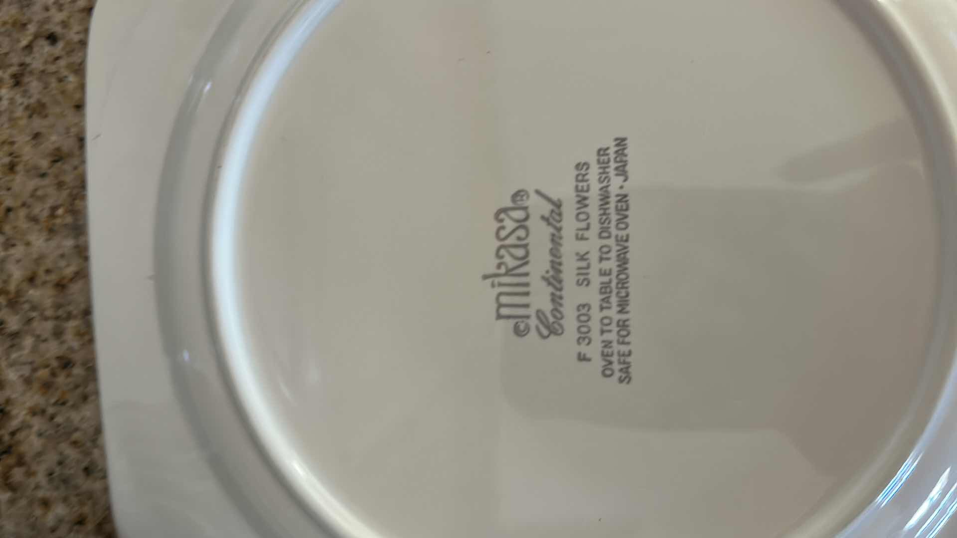 Photo 1 of 8- MIKASA CONTINENTAL SILK FLOWERS SALAD PLATES