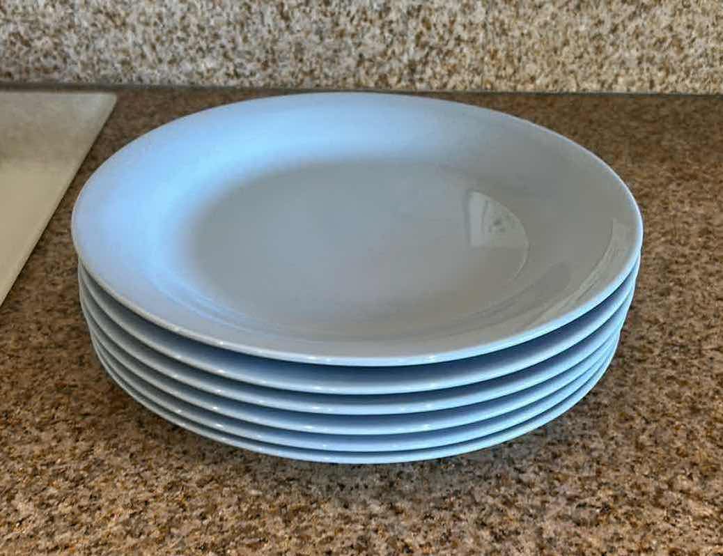 Photo 1 of 6- DANSK CERAMIC BLUE DINNER PLATES