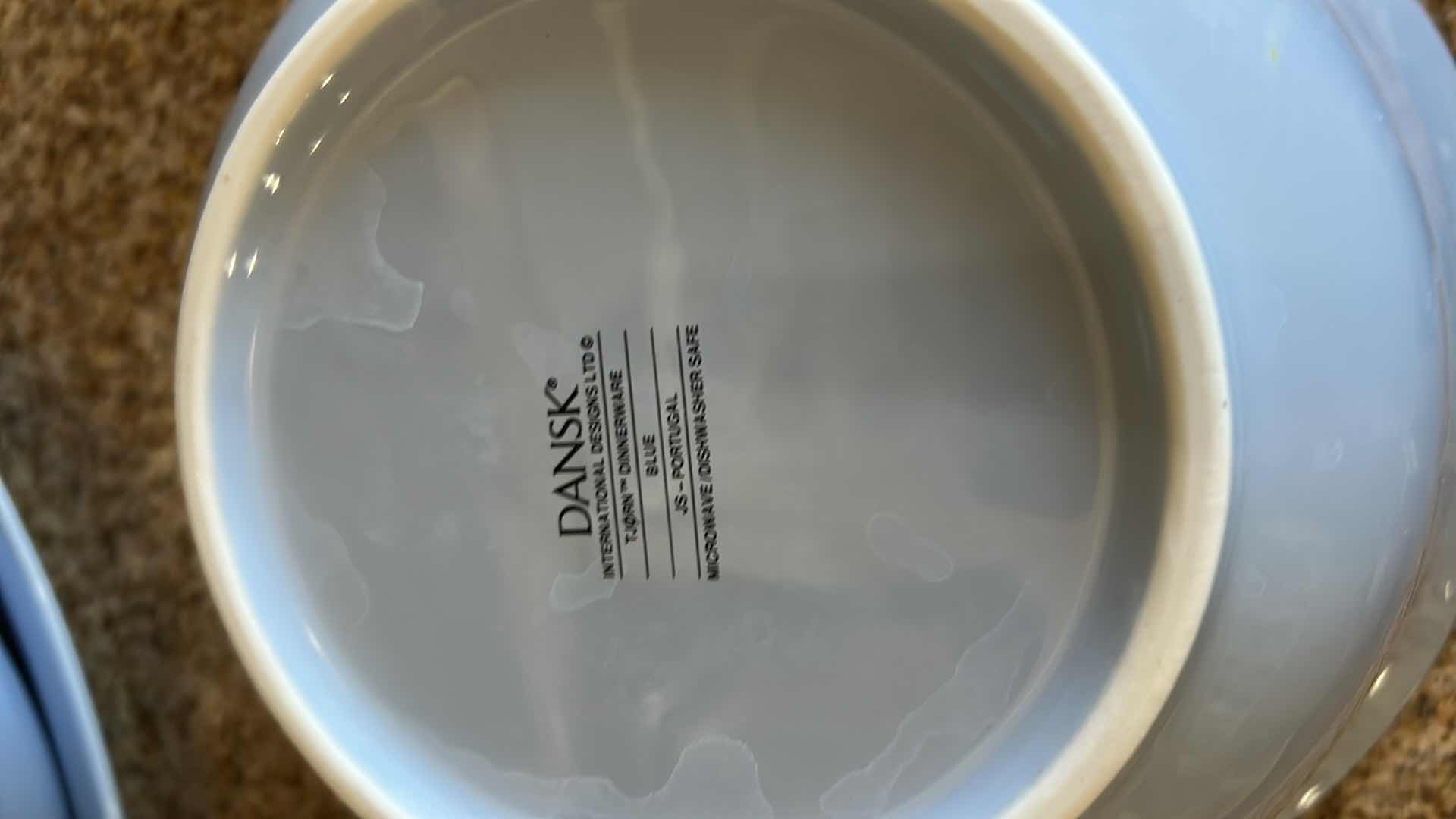 Photo 1 of DANSK BLUE PLATTER 2 SERVICE BOWLS