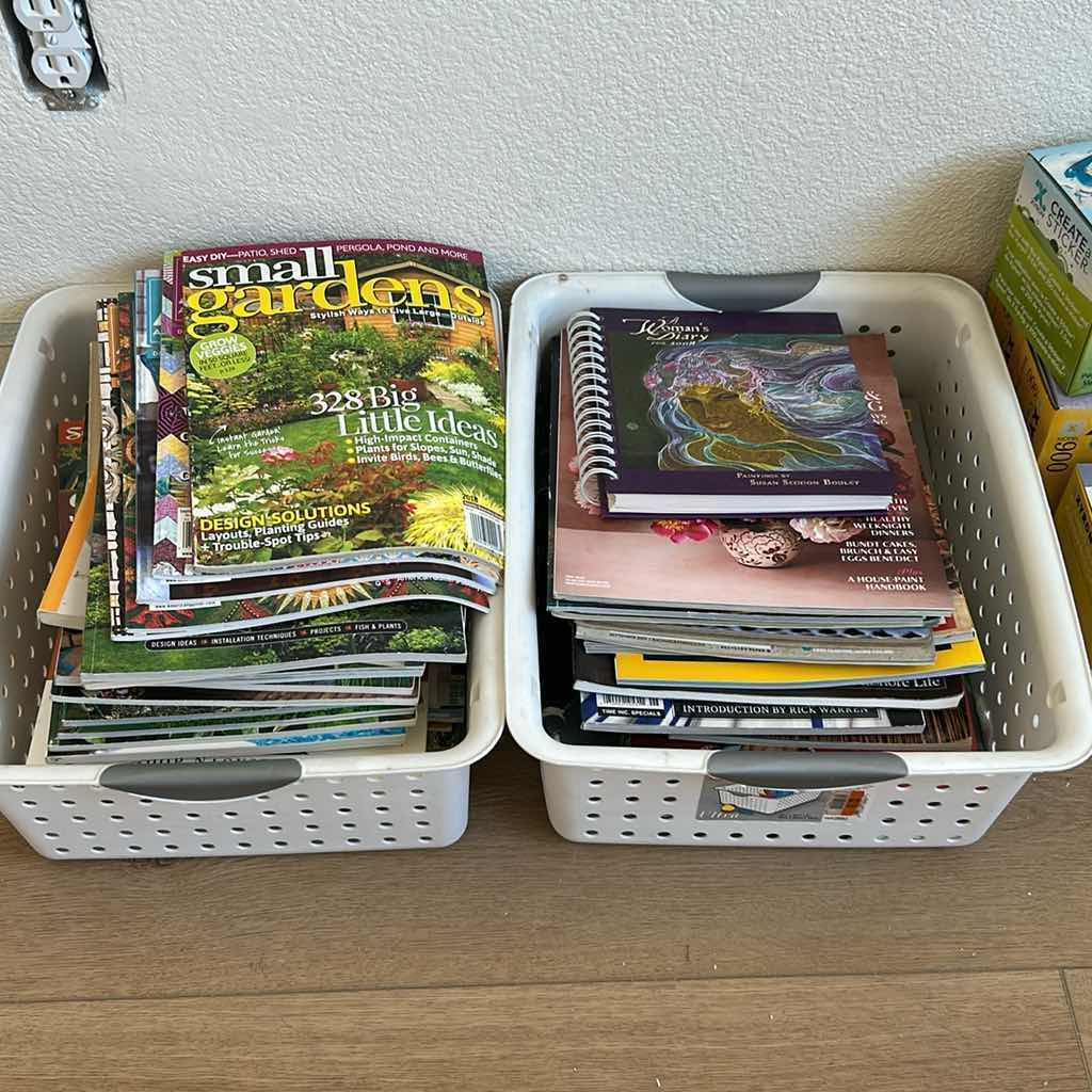 Photo 1 of 2- TOTES OF CRAFT COOK MAGAZINES