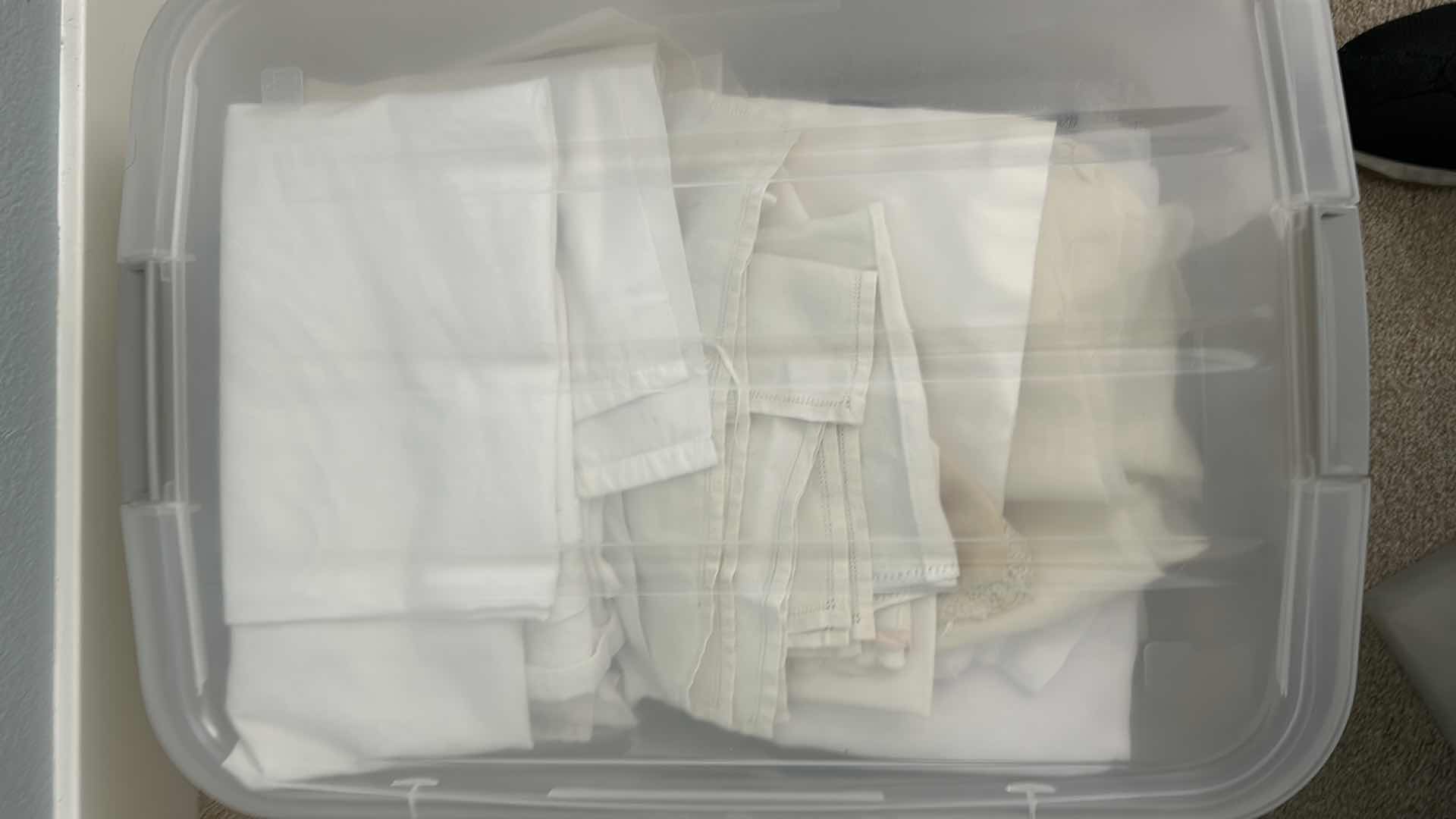 Photo 1 of CONTENTS OF 3 TOTES FABRIC