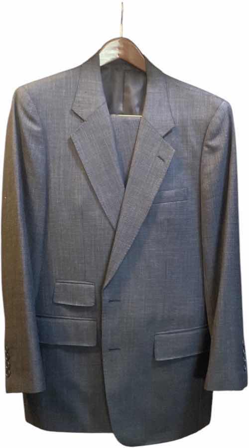 Photo 1 of MENS GRAND CUSTOM SUIT 100%WOOL MADE IN HONG KONG EST SIZE JACKET 40/42 PANTS 33/34