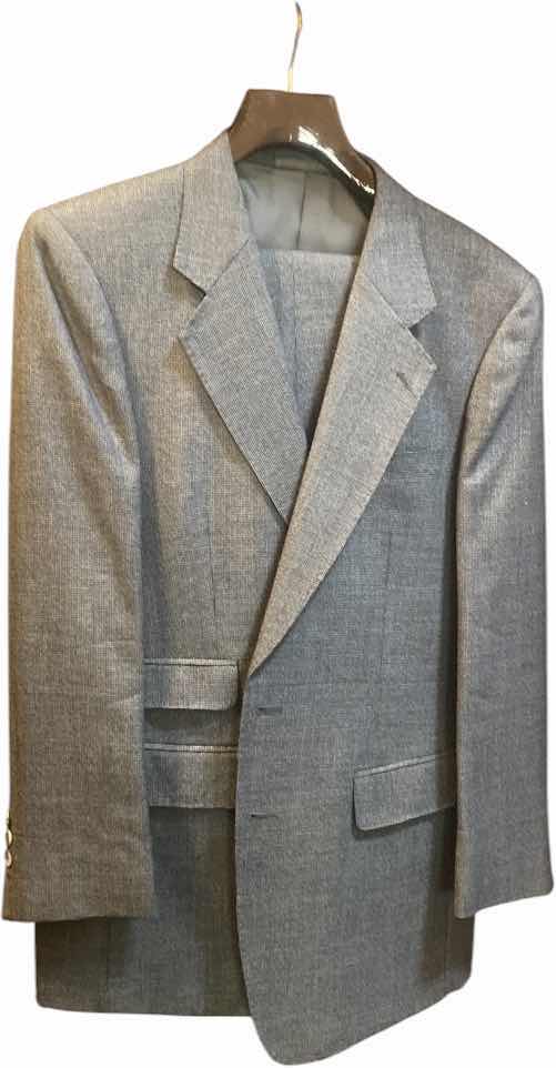 Photo 1 of MENS GRAND CUSTOM SUIT 100%WOOL MADE IN HONG KONG EST SIZE JACKET 40/42 PANTS 33/34