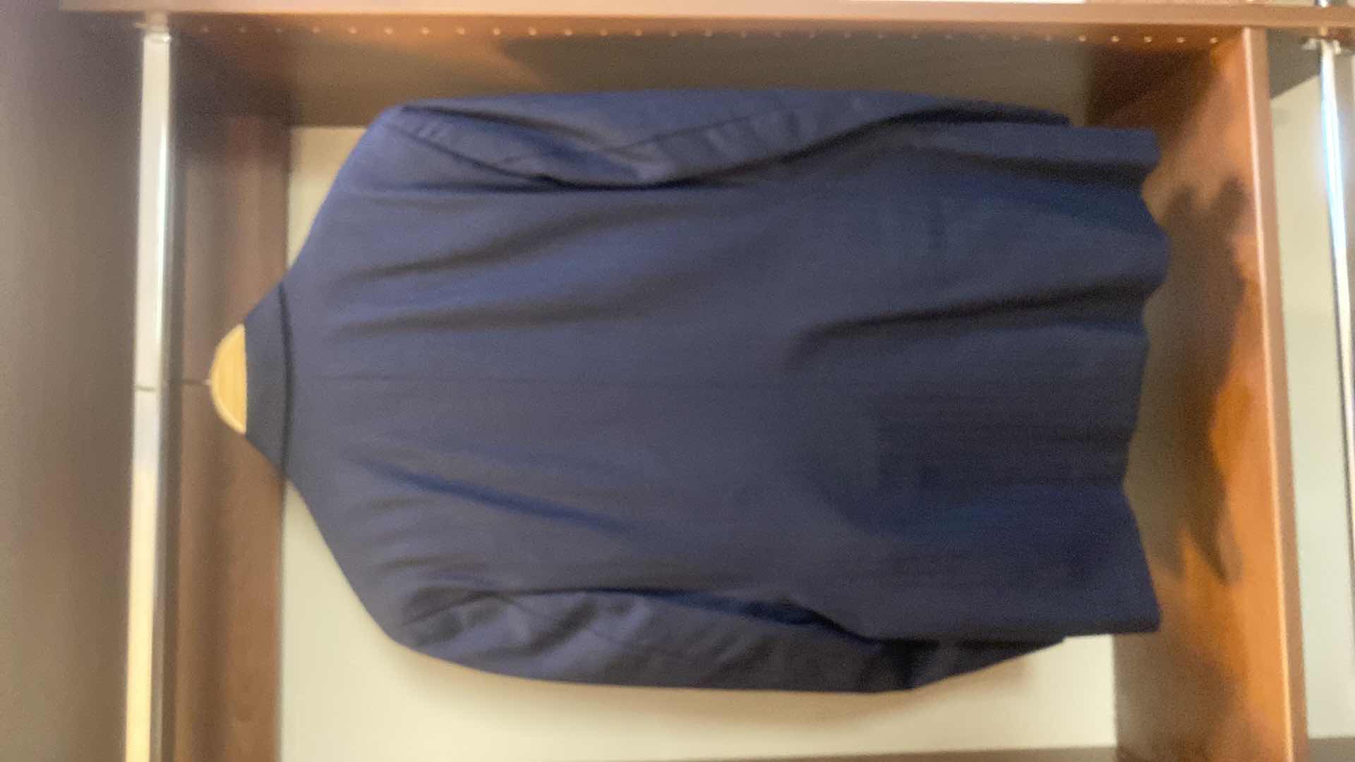 Photo 1 of MENS GRAND CUSTOM SUIT 100%WOOL MADE IN HONG KONG EST SIZE JACKET 40/42 PANTS 33/34