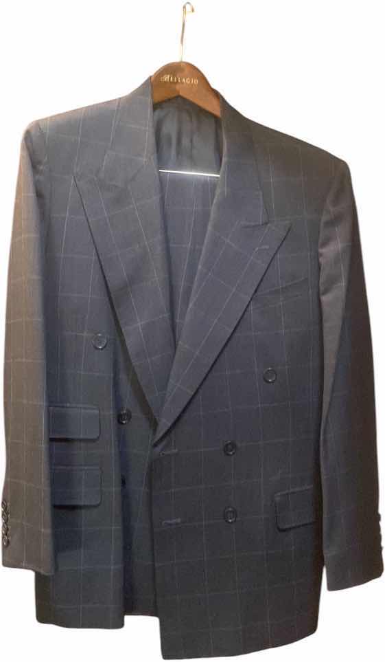Photo 1 of MENS GRAND CUSTOM SUIT 100%WOOL MADE IN HONG KONG EST SIZE JACKET 40/42 PANTS 33/34