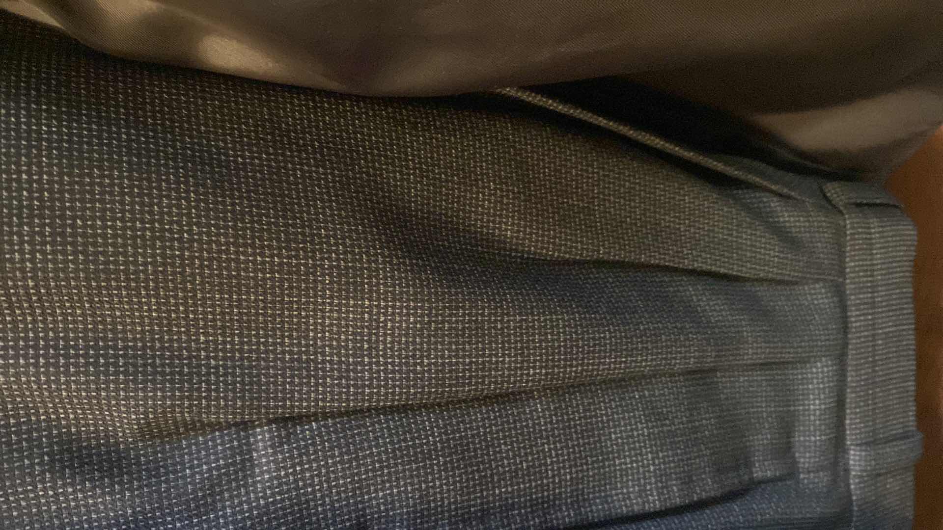Photo 1 of MENS GRAND CUSTOM SUIT 100%WOOL MADE IN HONG KONG EST SIZE JACKET 40/42 PANTS 33/34