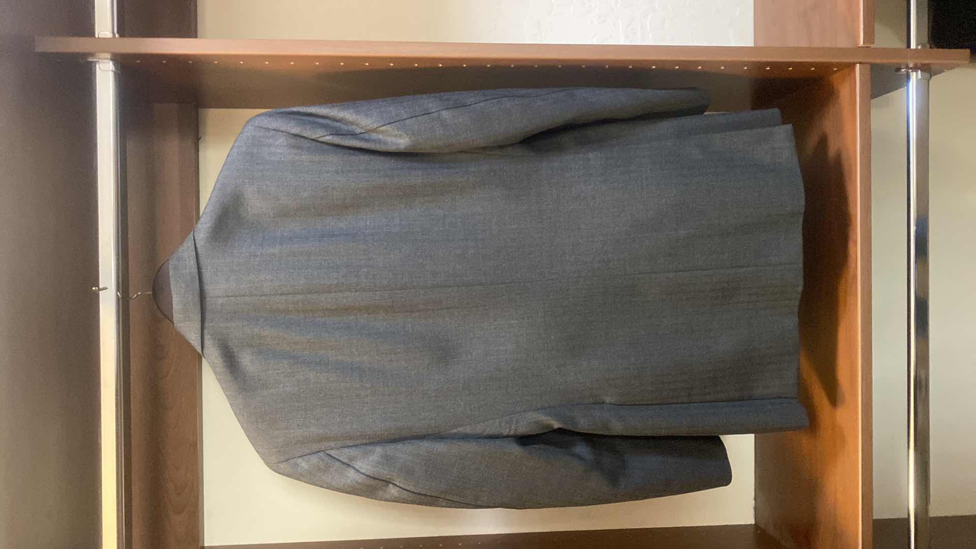 Photo 1 of MENS GRAND CUSTOM SUIT 100%WOOL MADE IN HONG KONG EST SIZE JACKET 40/42 PANTS 33/34