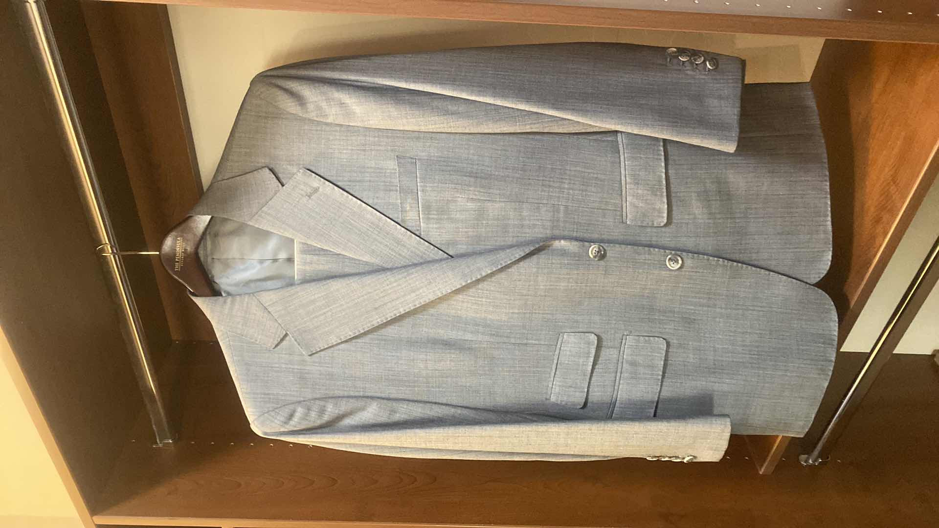 Photo 1 of MENS OM SAI RAM CUSTOM SUIT 100%WOOL MADE IN HONG KONG EST SIZE JACKET 40/42 PANTS 33/34