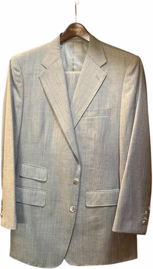 Photo 1 of MENS OM SAI RAM CUSTOM SUIT 100%WOOL MADE IN HONG KONG EST SIZE JACKET 40/42 PANTS 33/34
