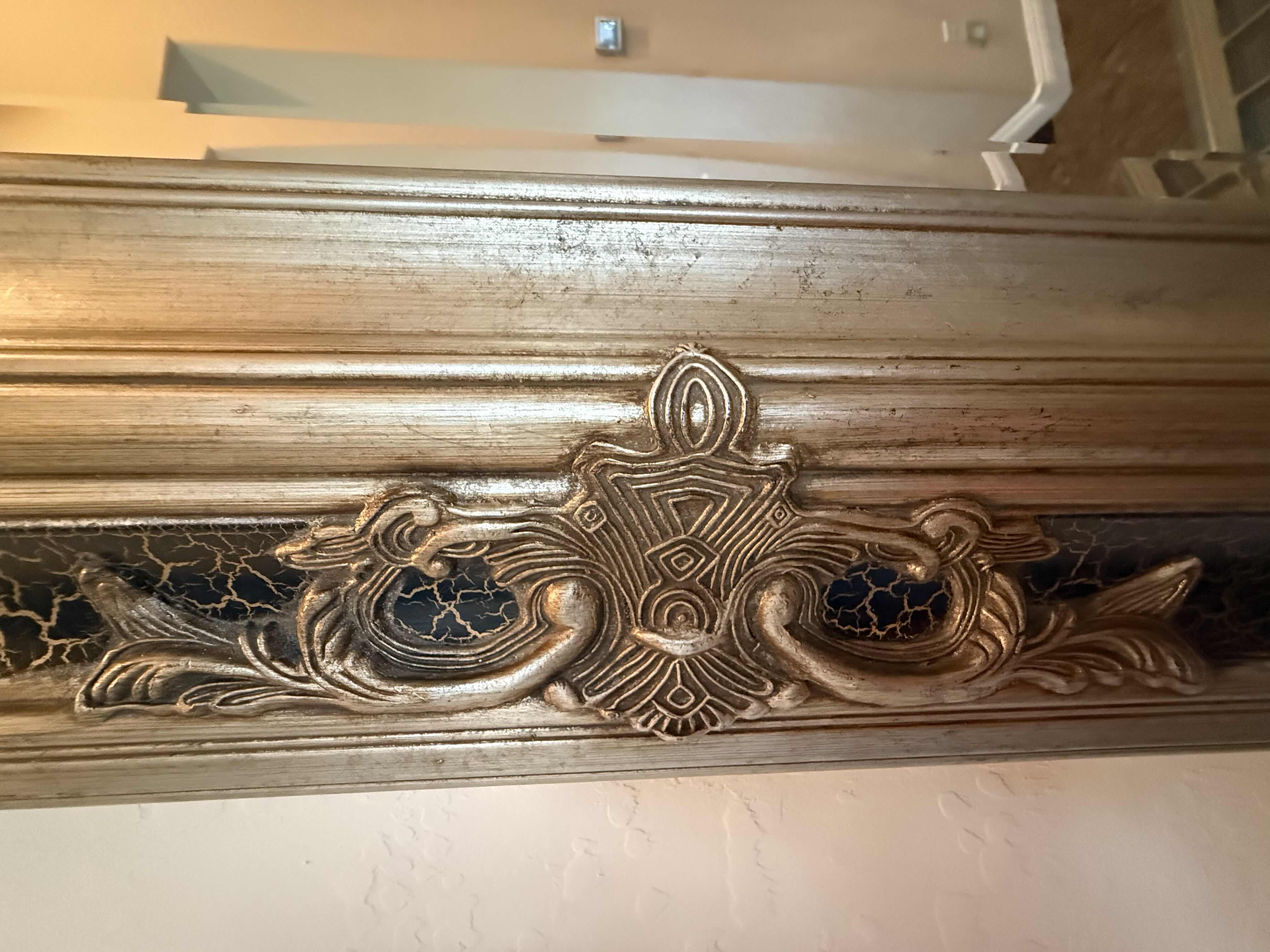 Photo 1 of GOLD ORNATE FRAMED WALL MIRRORS 38” x 43”