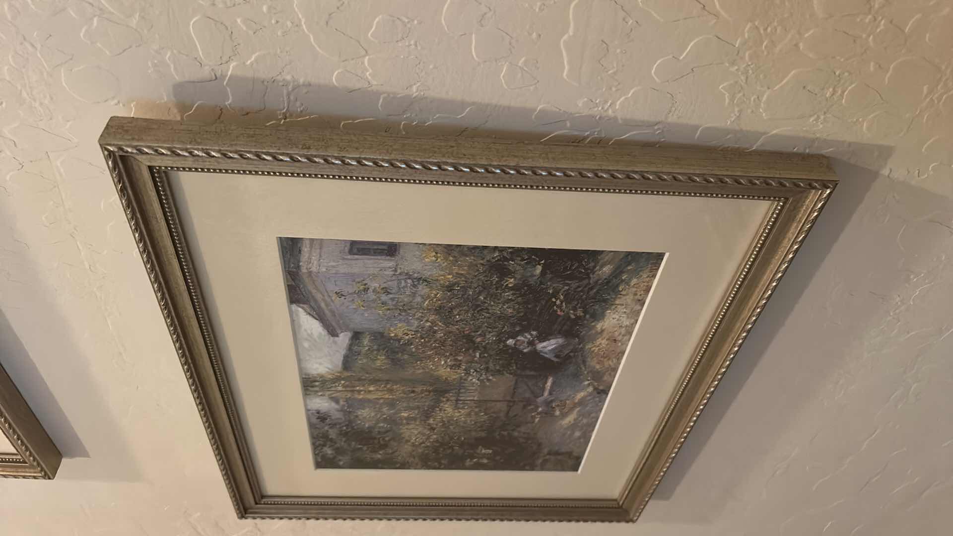 Photo 1 of FRAMED LANDSCAPE ART PRINT IN THE STYLE OF CLAUDE MONET’S “CAMILLE MONET IN THE GARDEN” ARTWORK 15 1/4” x H13 1/4”