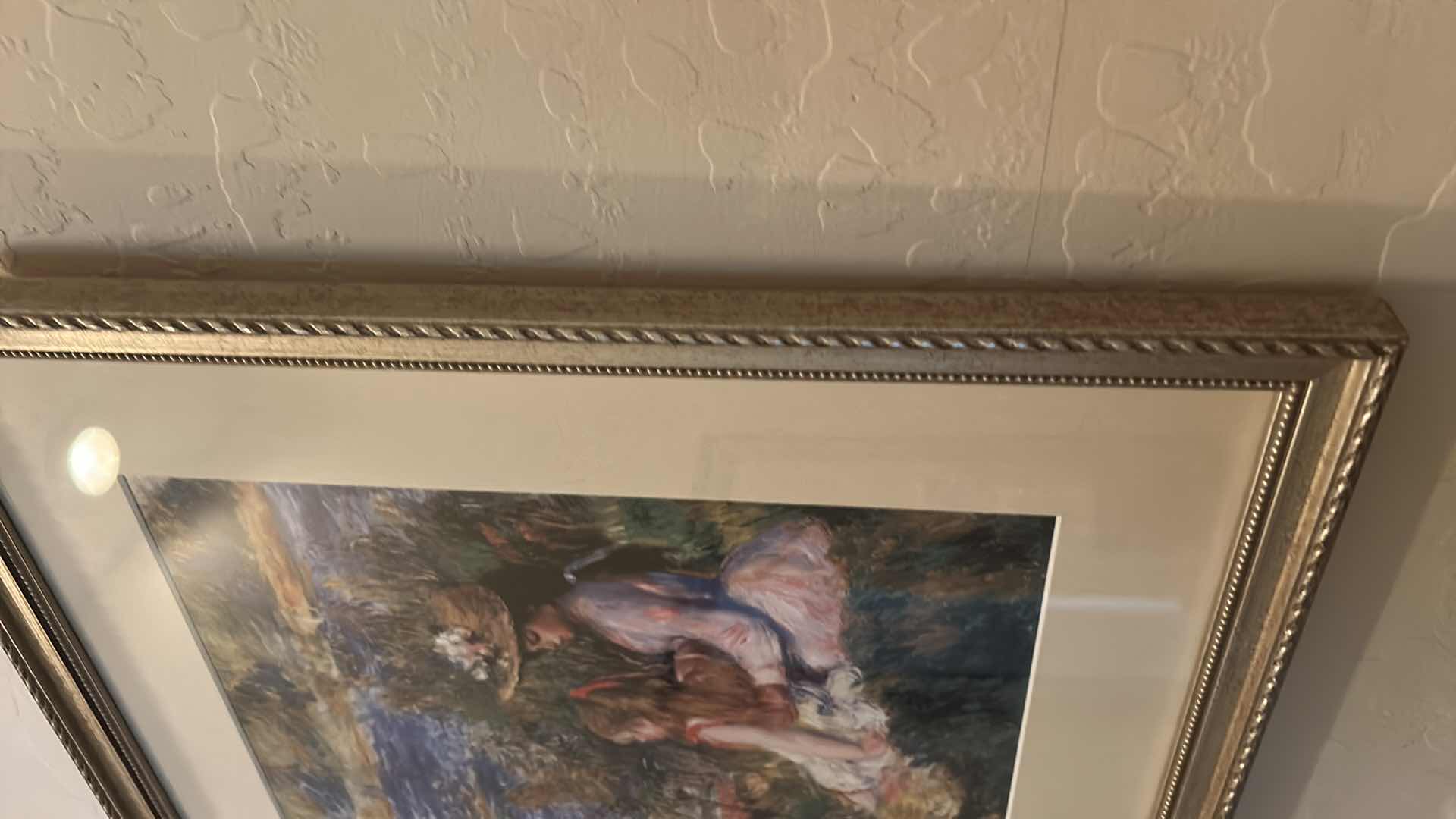 Photo 1 of FRAMED ART PRINT OF “YOUNG WOMEN AT THE WATER’S EDGE” BY PIERRE-AUGUSTE RENOIR ARTWORK 14 1/4” x H16 1/2”