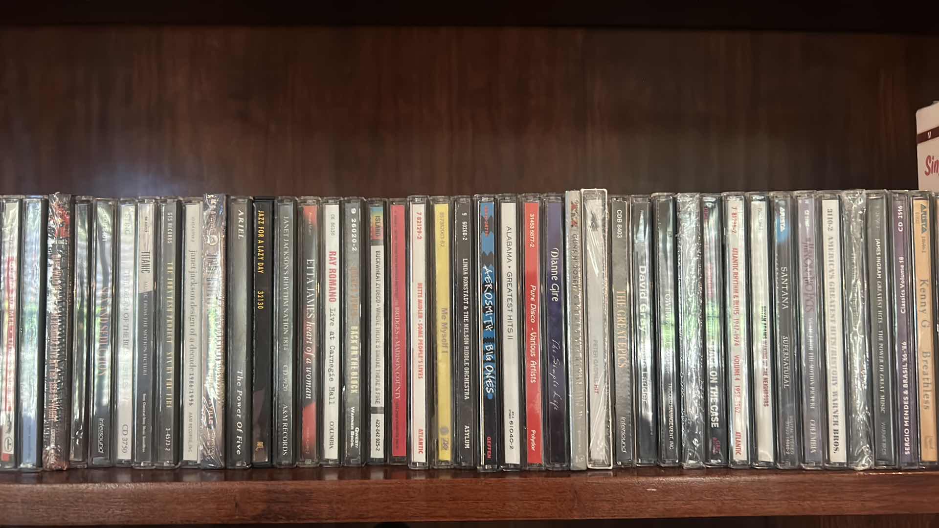Photo 1 of CONTENTS OF SHELF DVD'S VARIOUS ARTISTS  & 12 VHS MOVIES