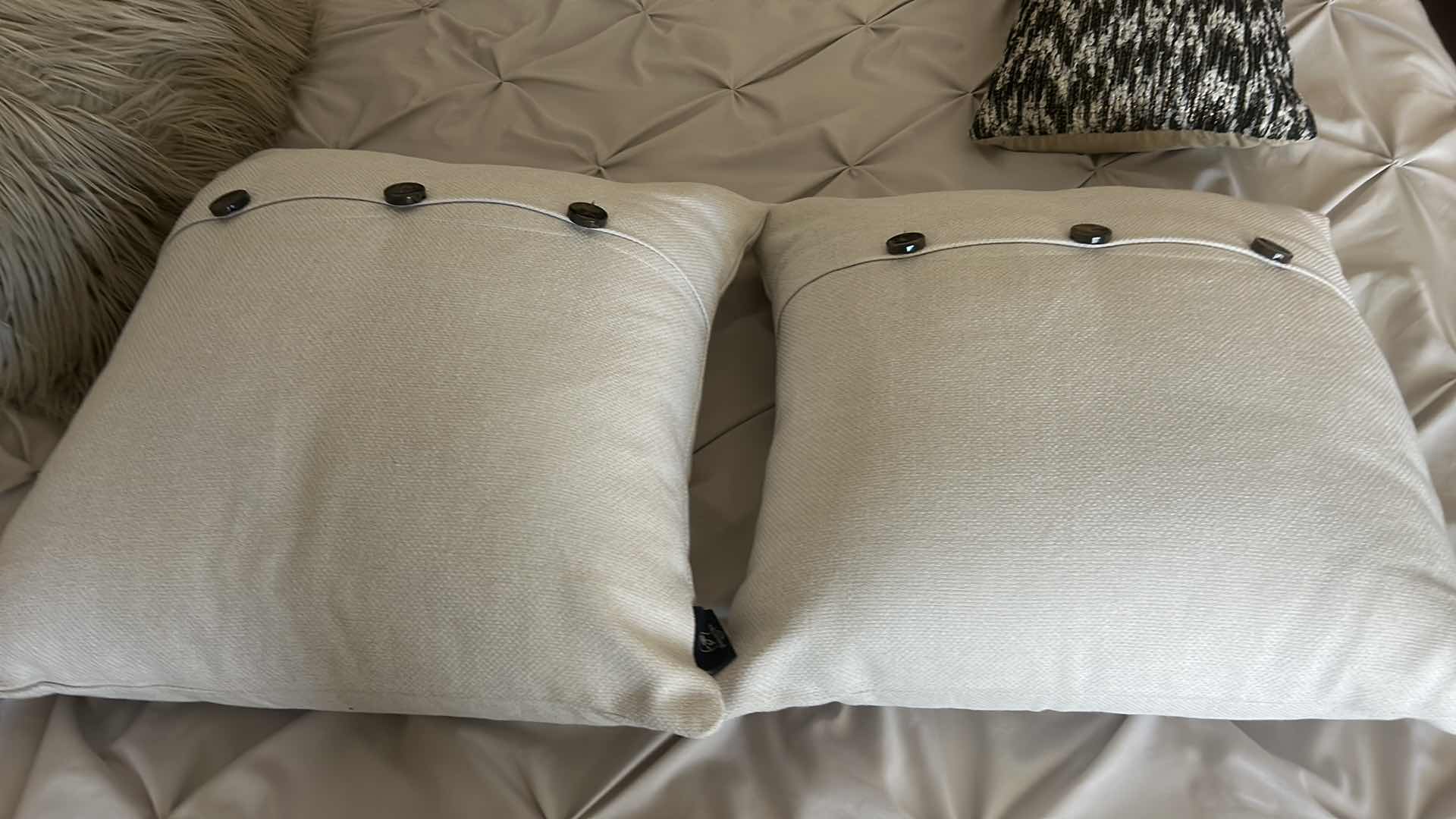 Photo 1 of QUEEN BEDDING AND PILLOWS