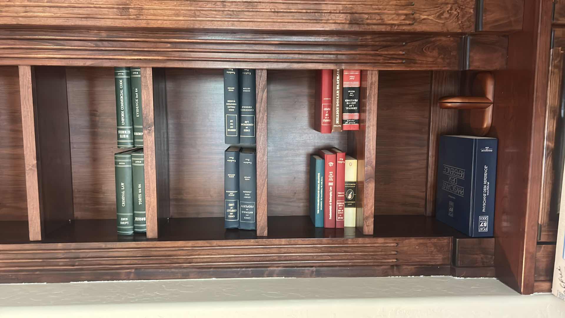 Photo 1 of 4 SHELVES OF HARDCOVER BOOKS & BOOKENDS