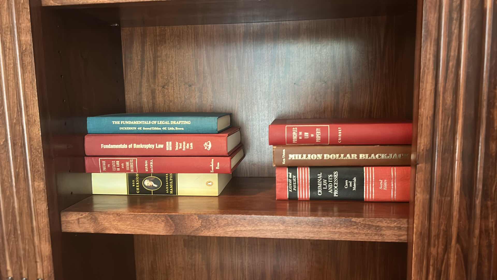 Photo 1 of 4 SHELVES OF HARDCOVER BOOKS & BOOKENDS