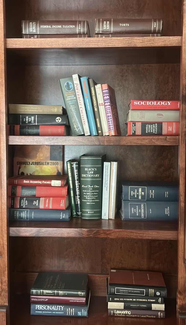 Photo 1 of 4 SHELVES OF MOSTLY HARDCOVER BOOKS